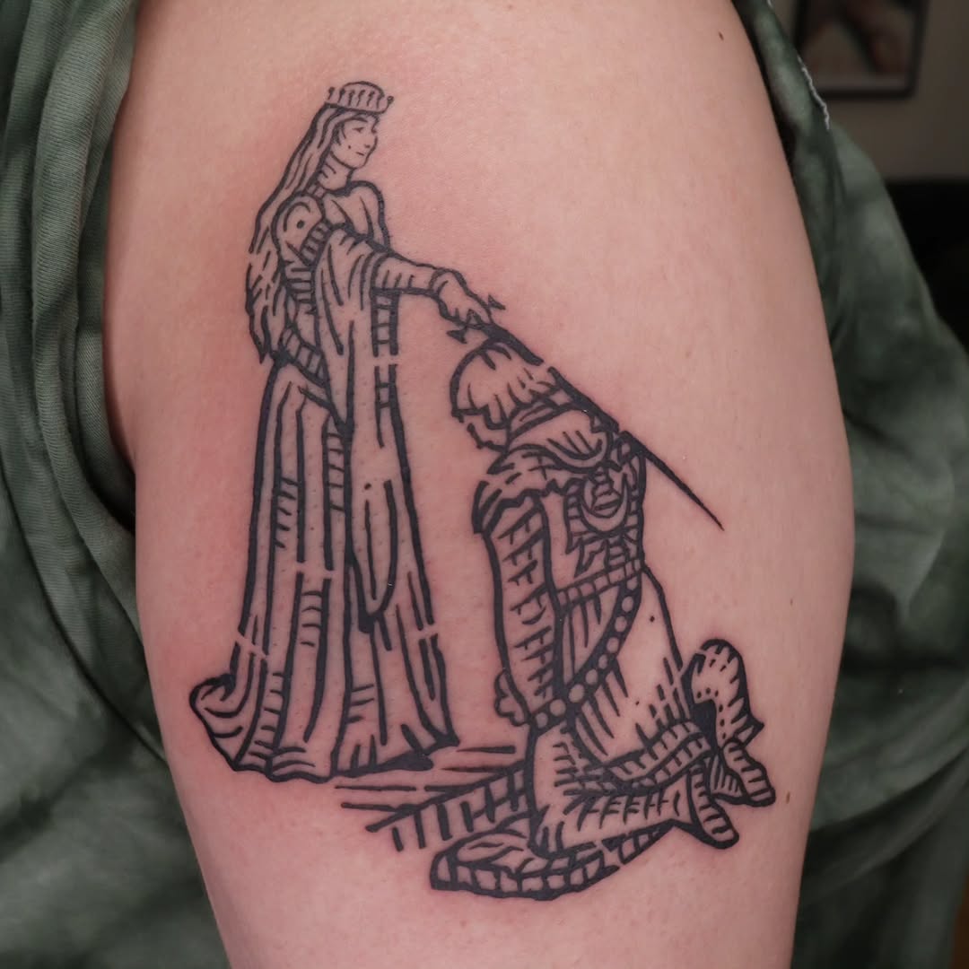 Tattoo by @lipchaktattoo — illustrative
