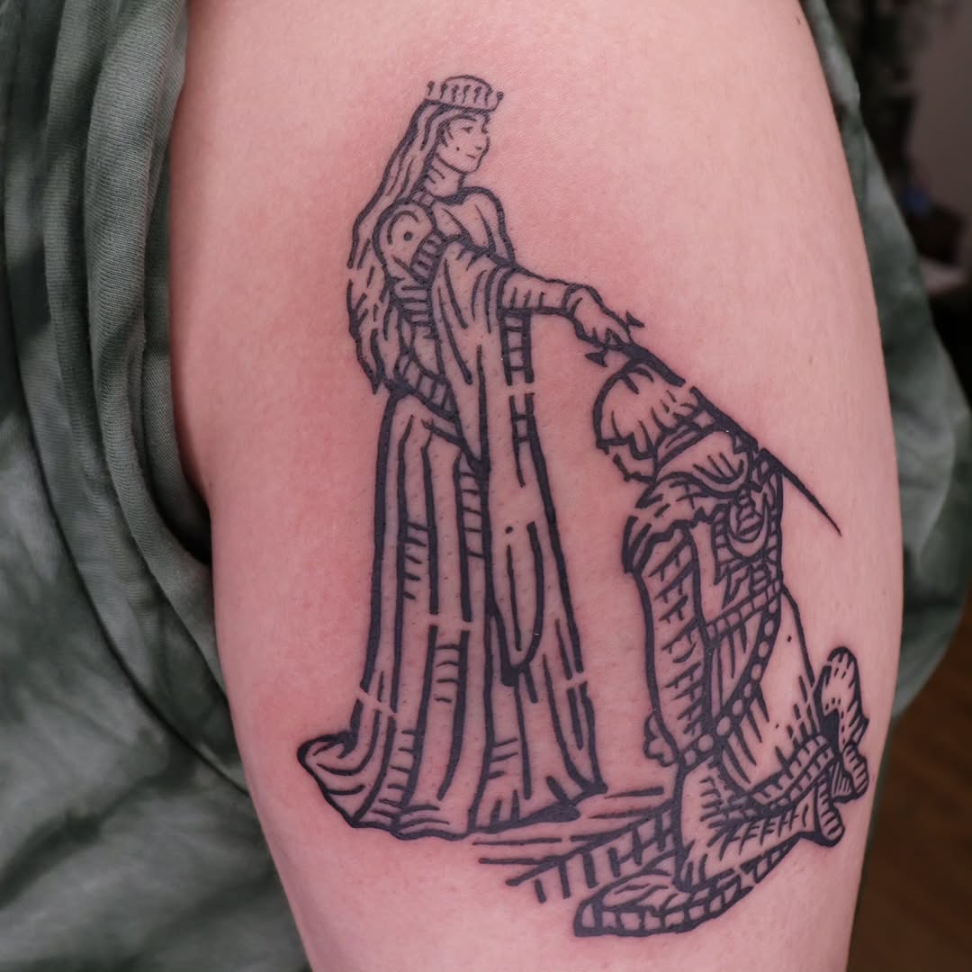 Tattoo by @lipchaktattoo — illustrative