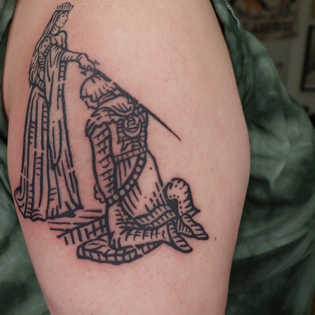 Tattoo by @lipchaktattoo — illustrative