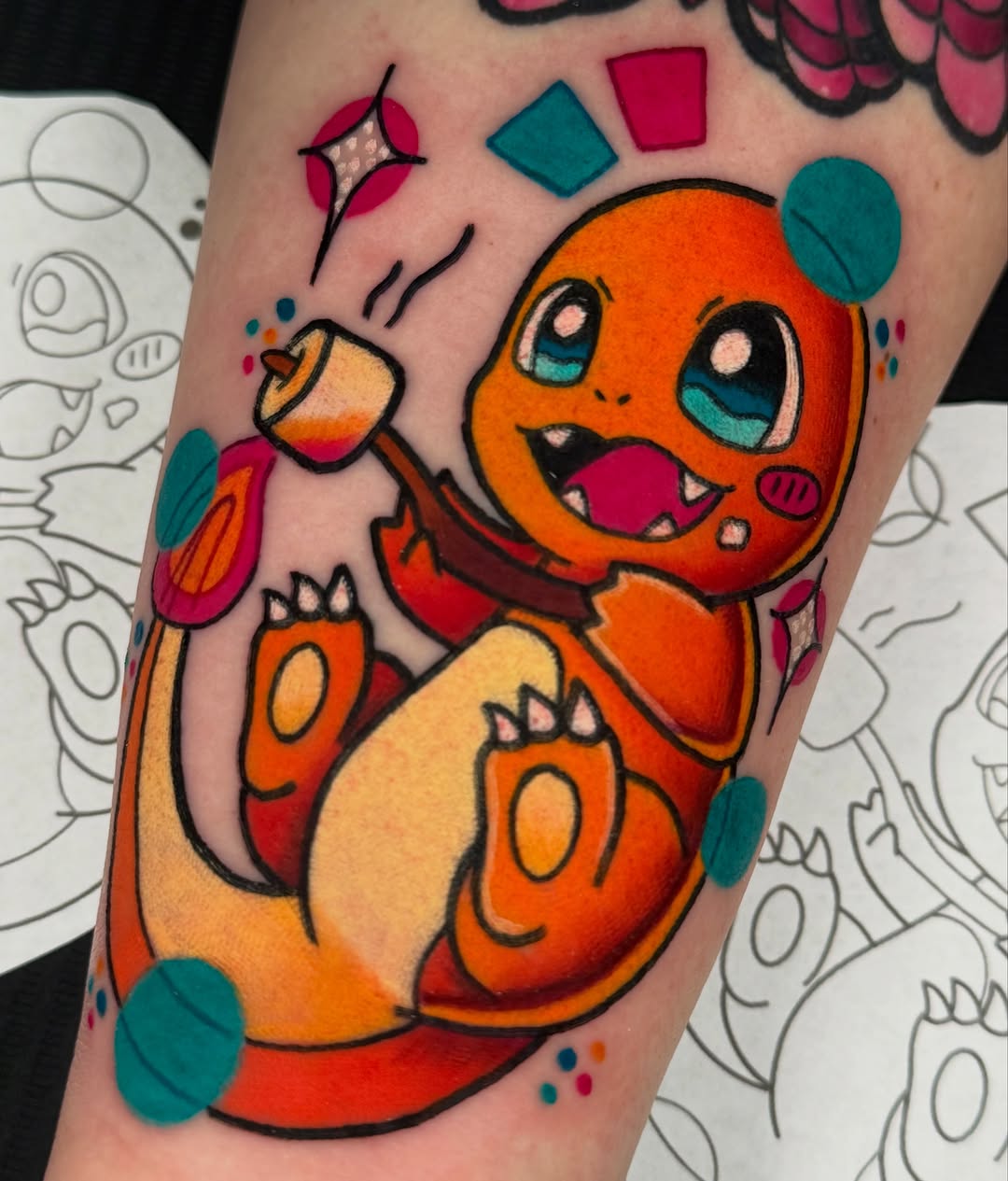 Tattoo by @briannadicksonart — new_school, anime