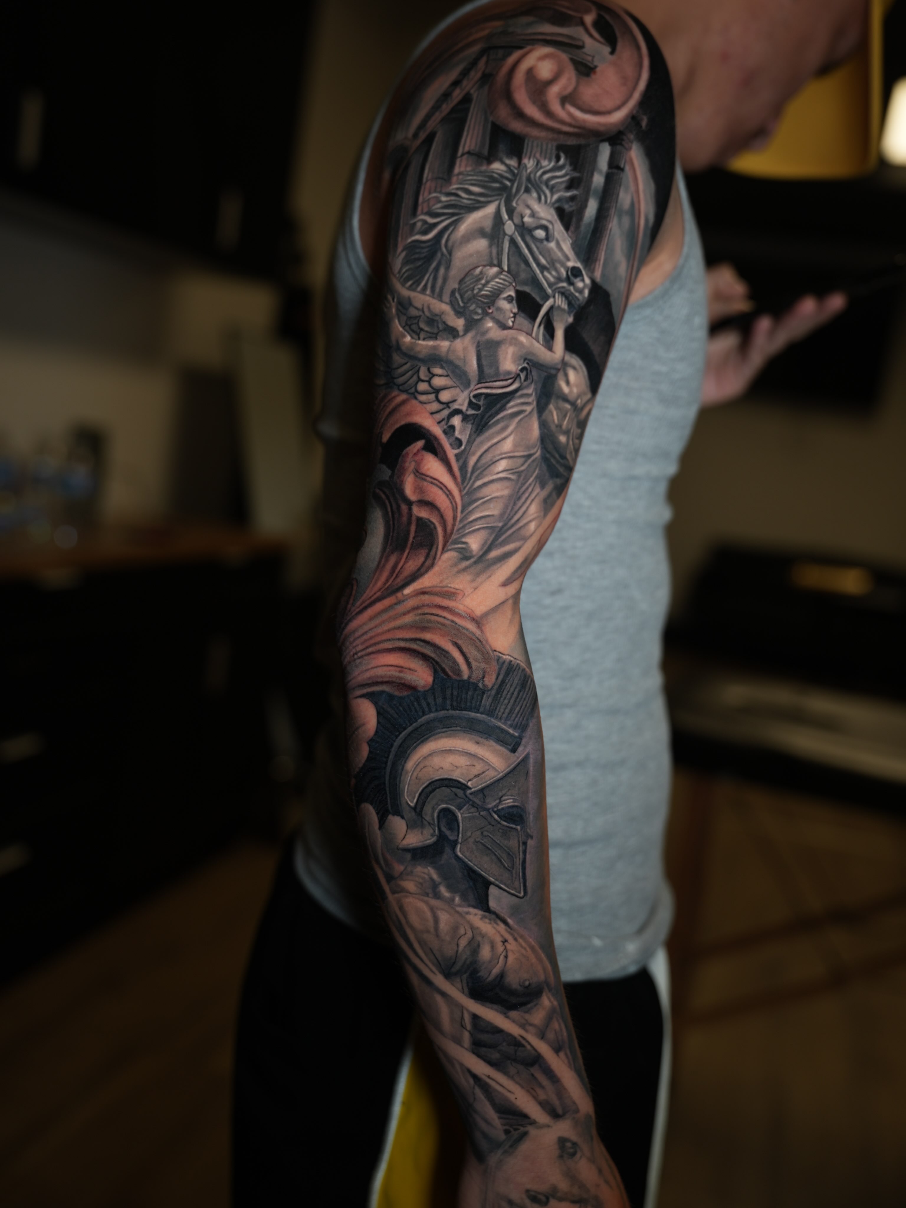 Tattoo by @antop_art — black_and_grey, realism
