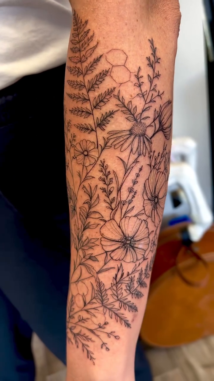 Tattoo by @tattoosbyamandabv โ fine_line, illustrative