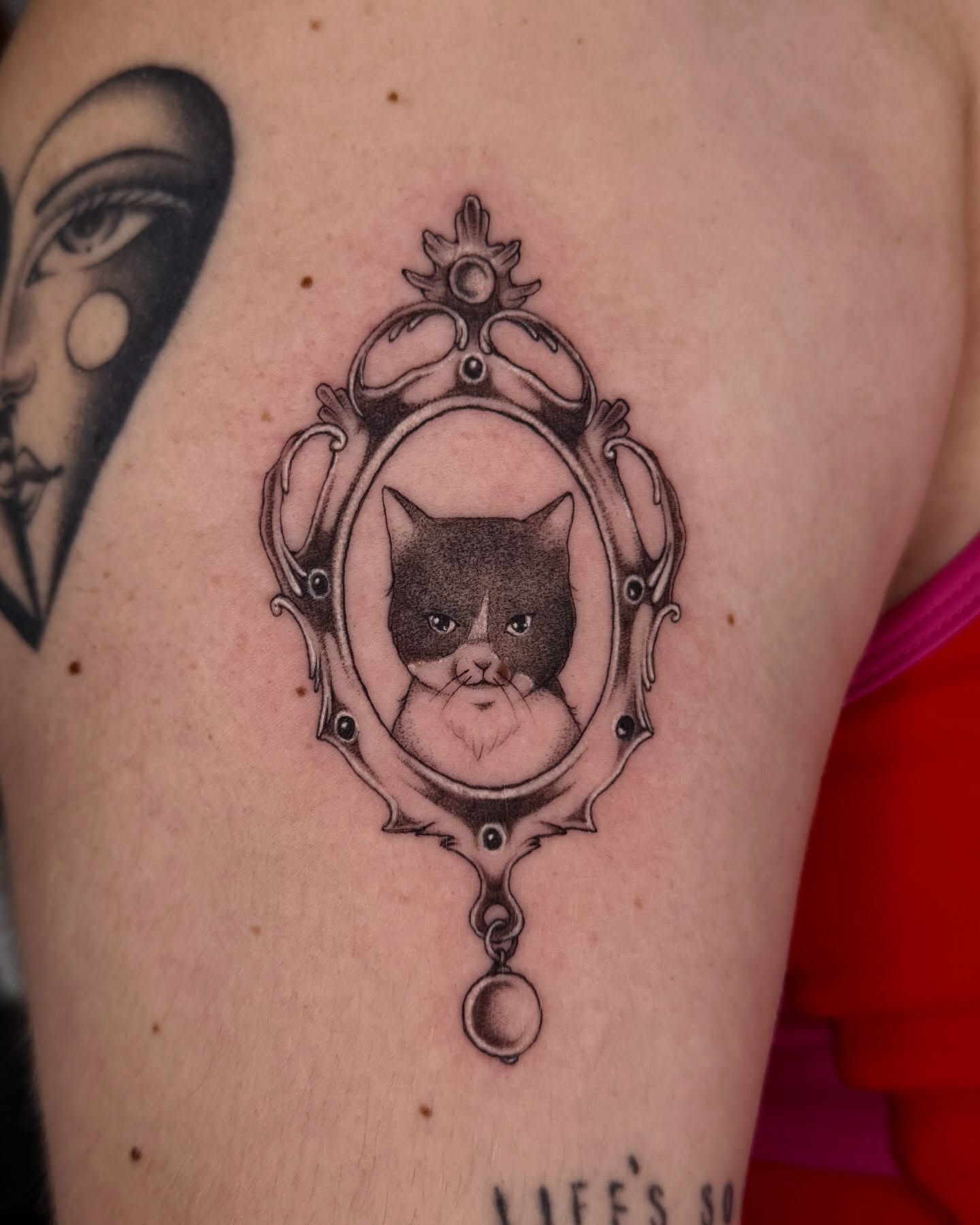 Tattoo by @capricornpokes — black_and_grey, realism