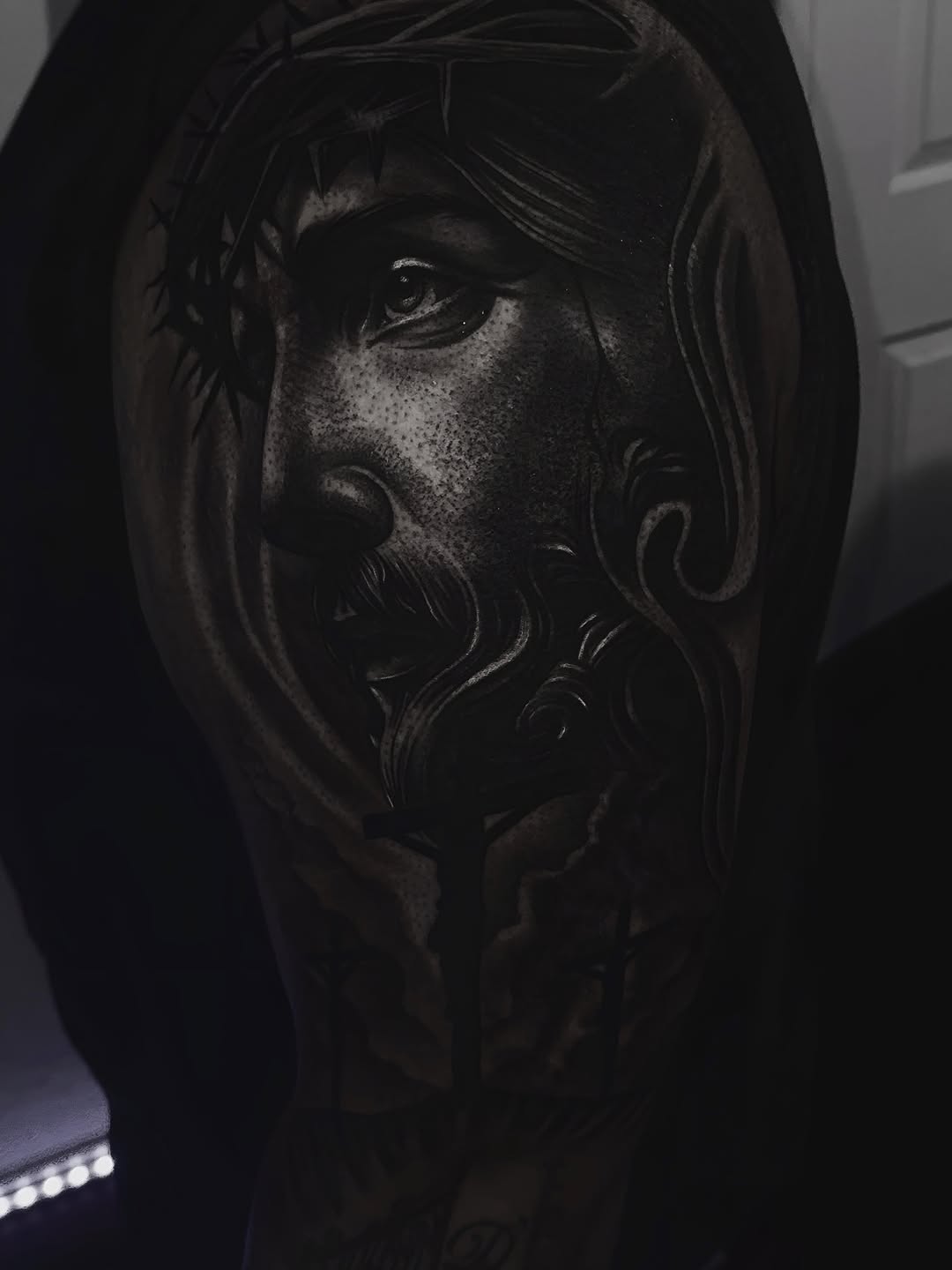 Tattoo by @mcballer___ — realism, black_and_grey