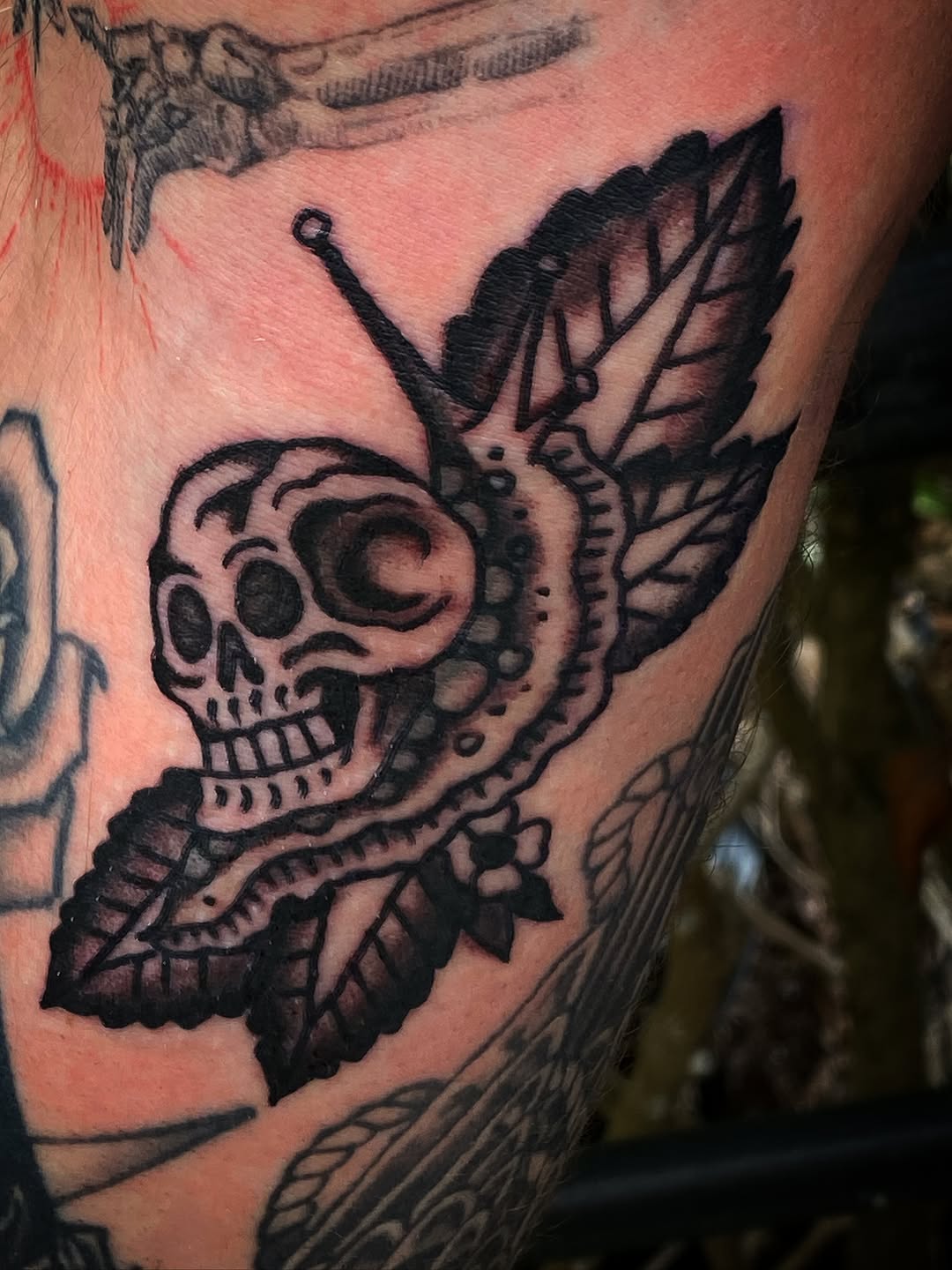 Tattoo by @thedrywiper — american_traditional, black_and_grey