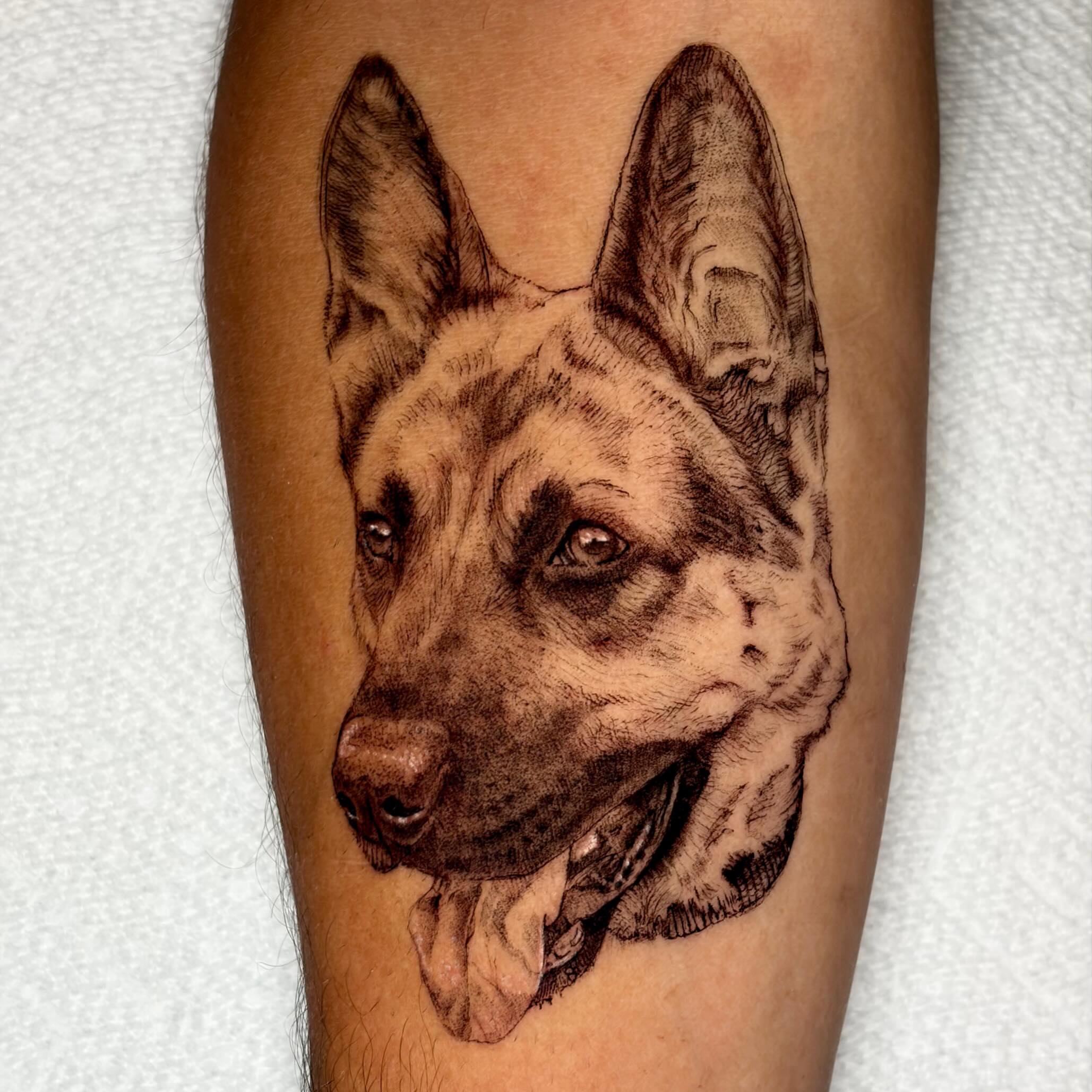 Tattoo by @cherryladyink — realism
