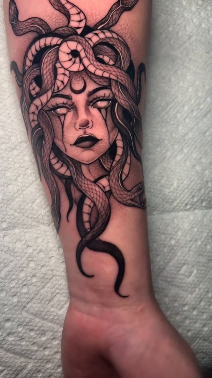 Tattoo by @vonntattoos — black_and_grey, realism