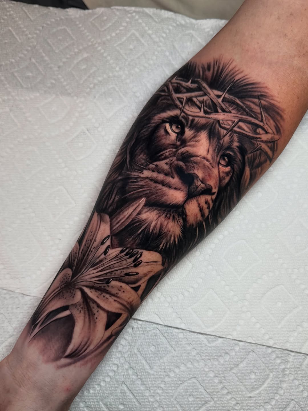 Tattoo by @tattedbyhood — realism, black_and_grey