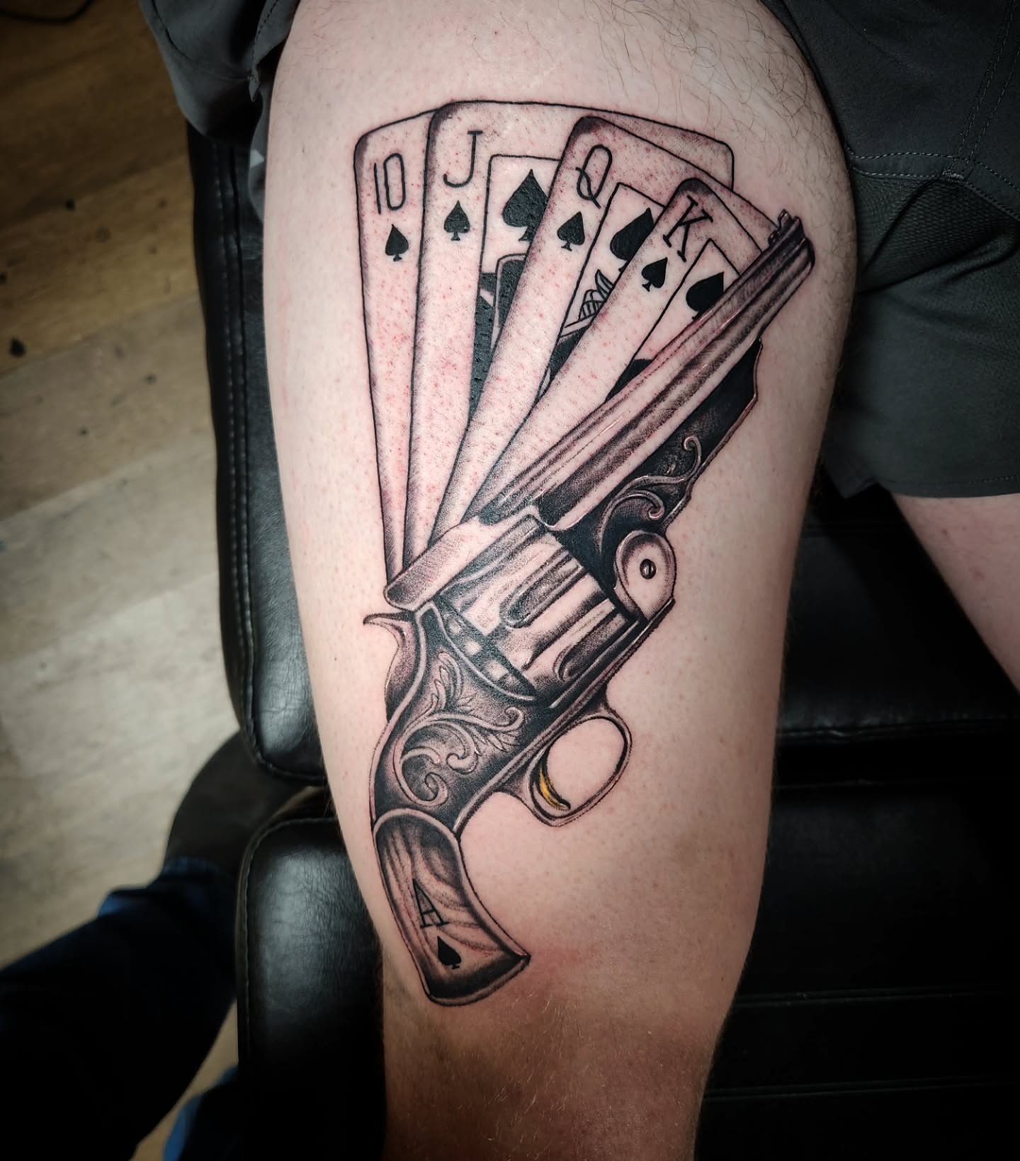 Tattoo by @eric_art1313 — black_and_grey