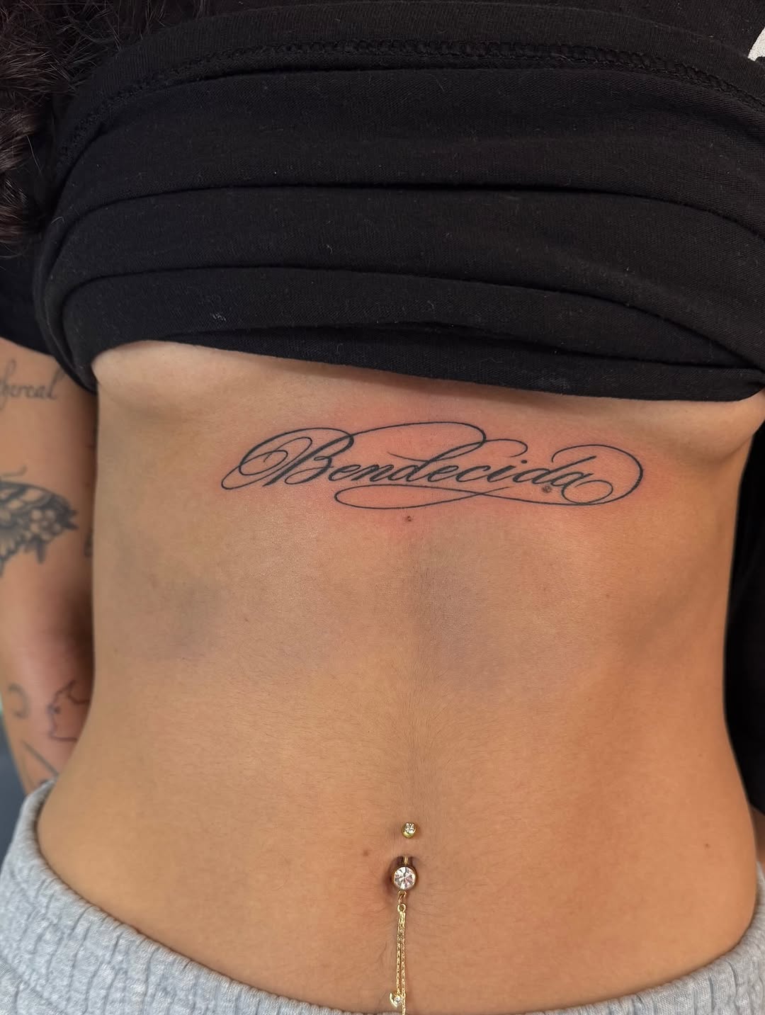 Tattoo by @cv__tattoo — lettering_script, fine_line