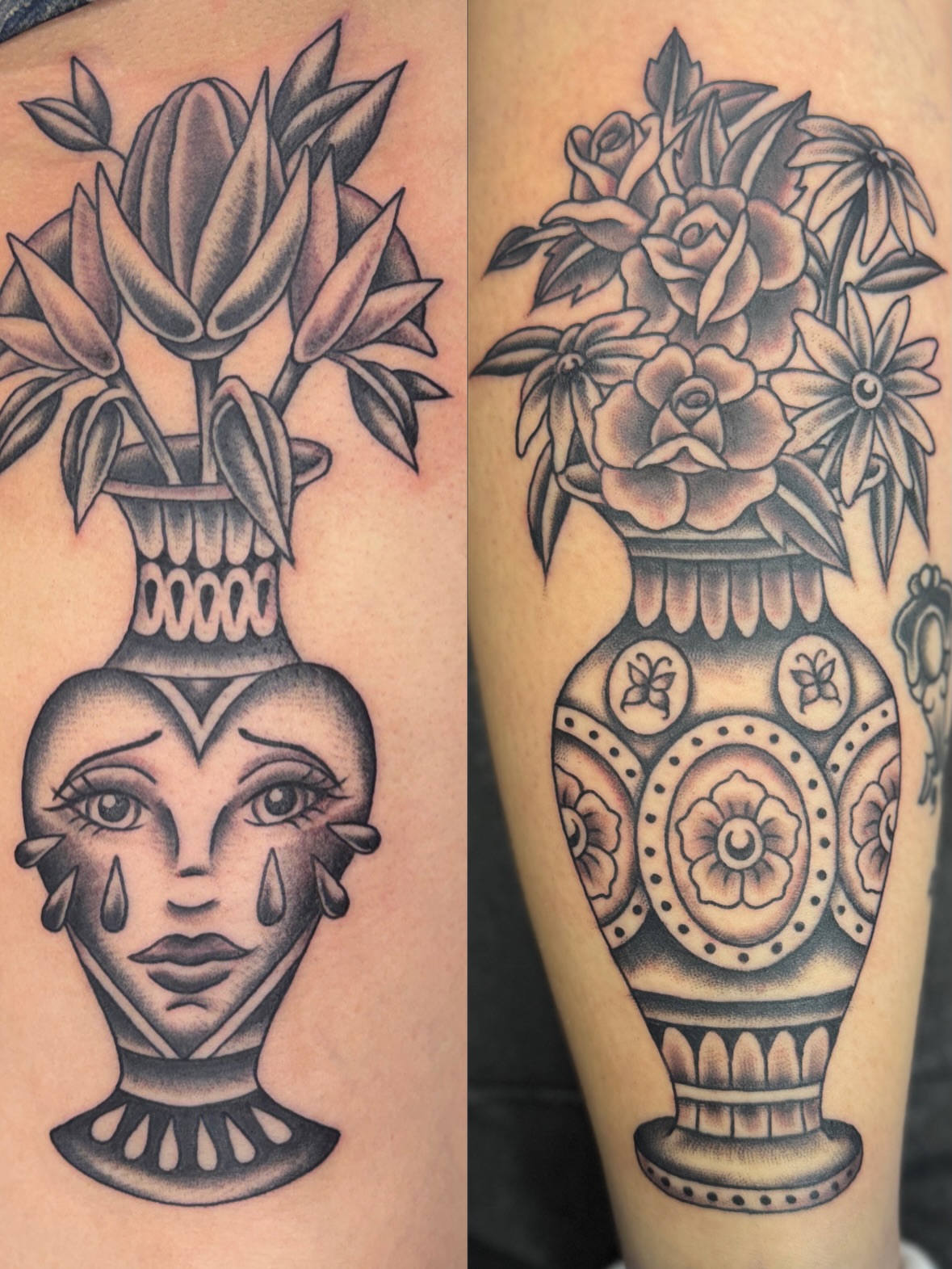 Tattoo by @starahtattoo — american_traditional, black_and_grey