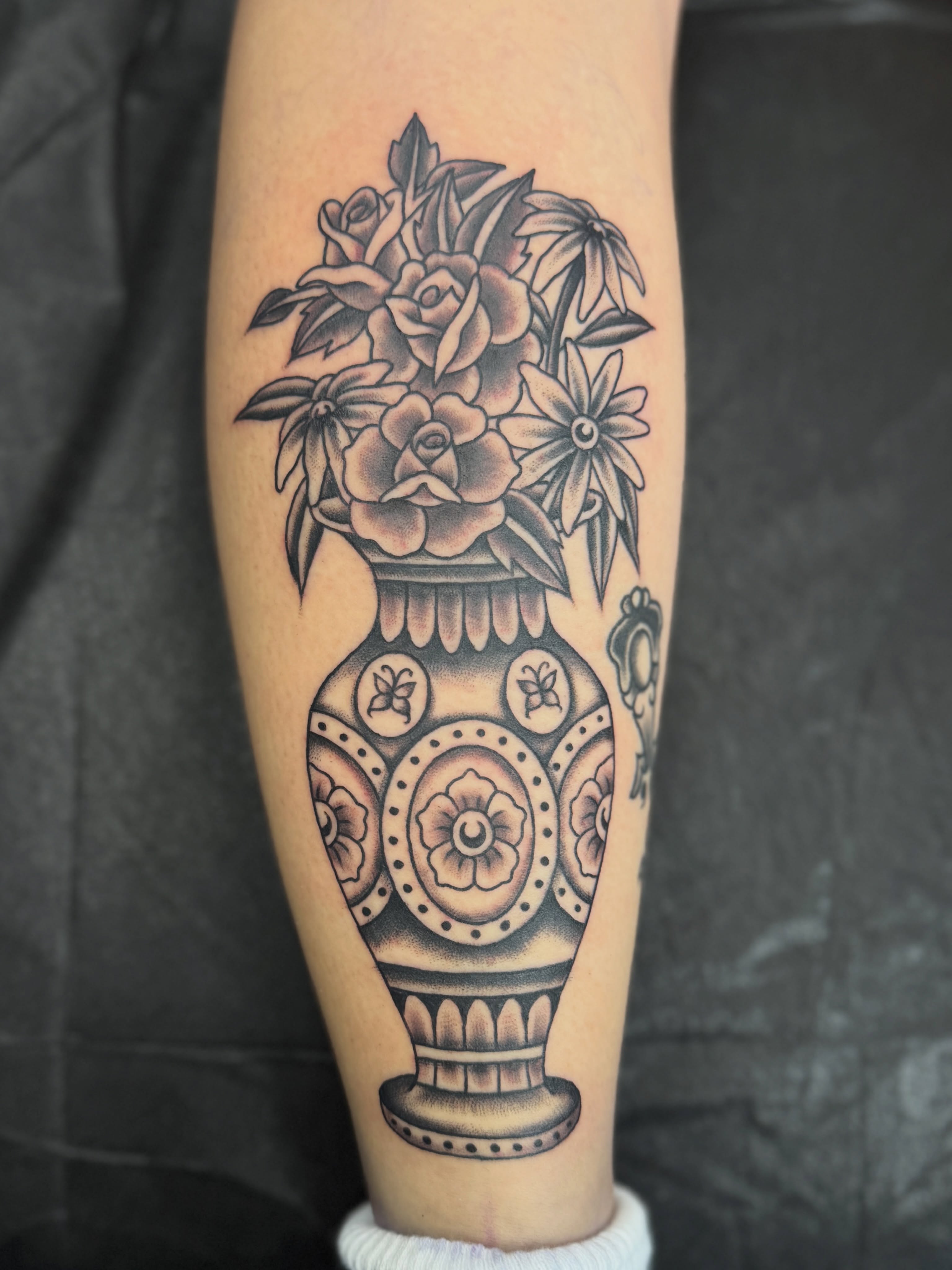 Tattoo by @starahtattoo — black_and_grey, ornamental