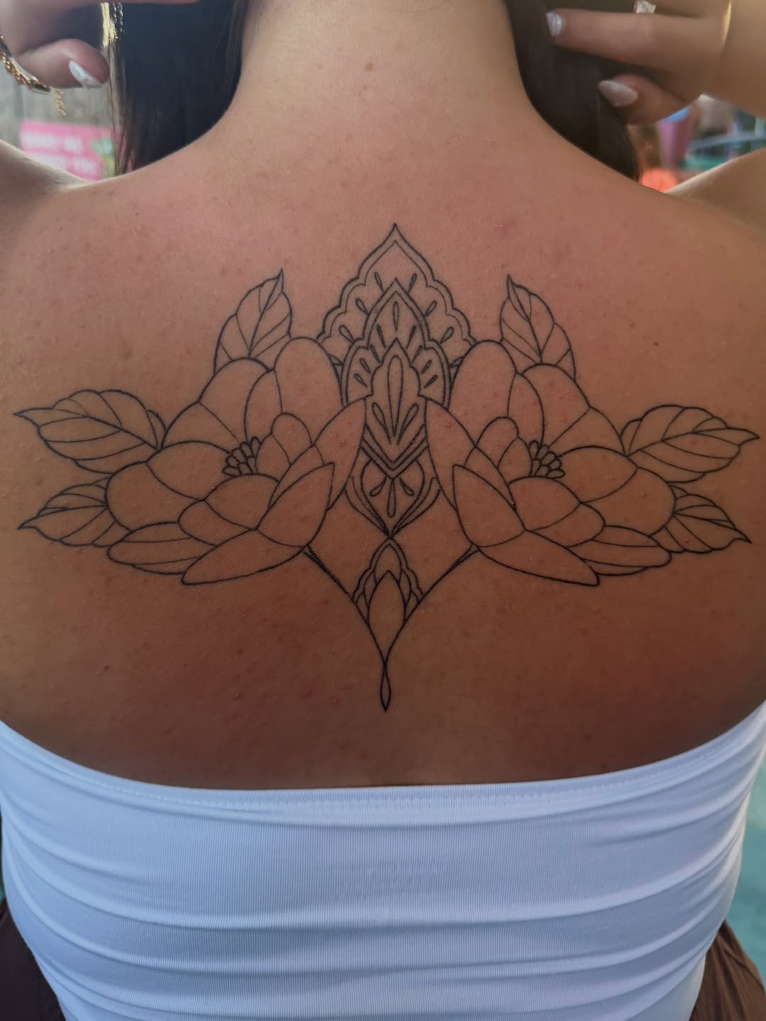Tattoo by @spookyboo_tattoos — geometric, ornamental