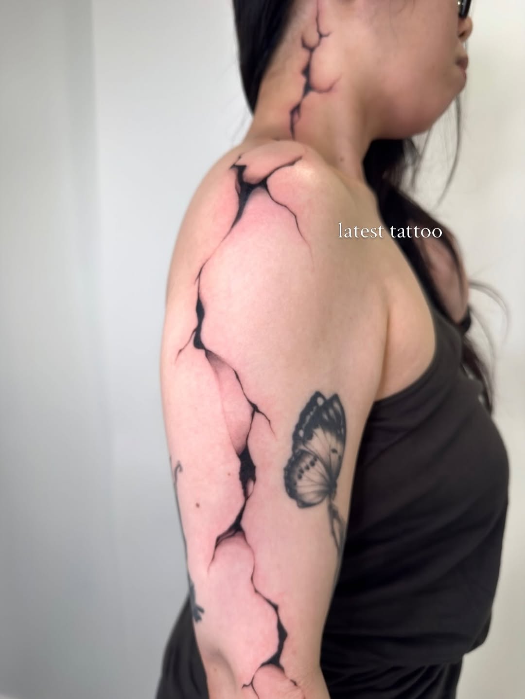 Tattoo by @kaelynreneart — black_and_grey, realism
