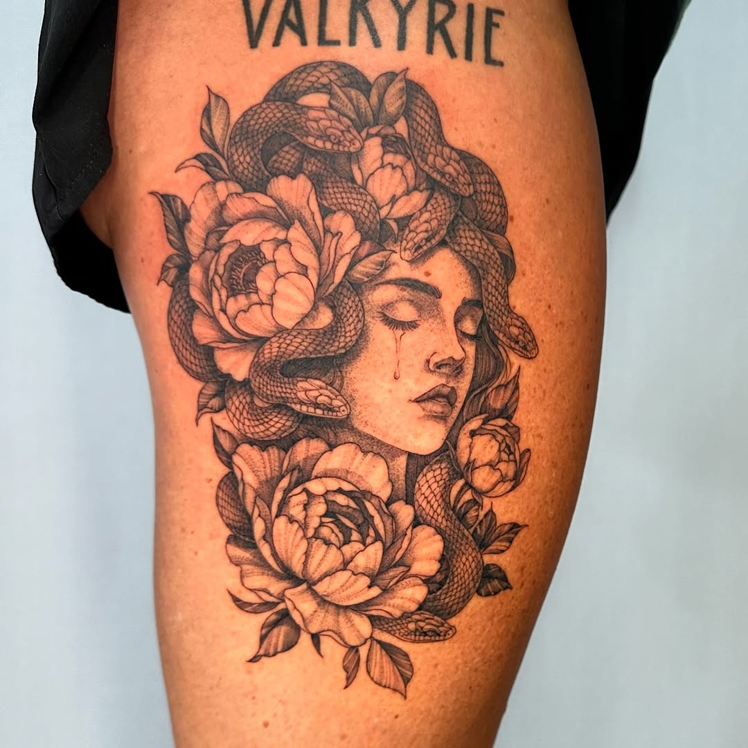 Tattoo by @stephenhansen_tattoos — realism, black_and_grey