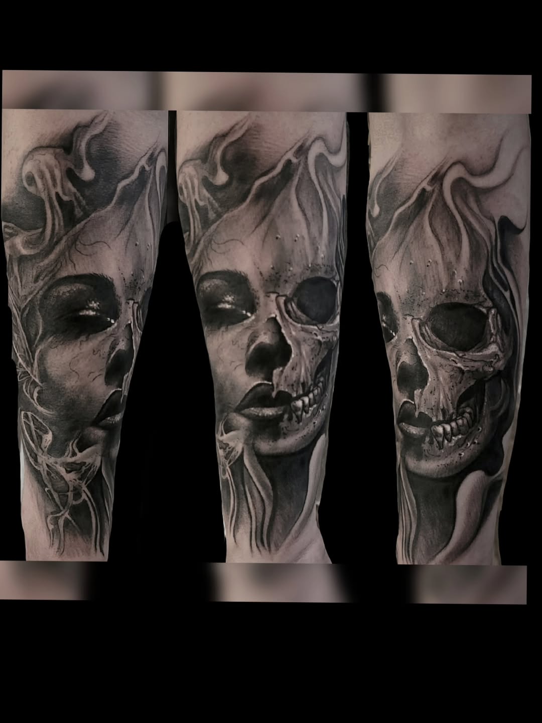 Tattoo by @lmt_customink — black_and_grey, realism