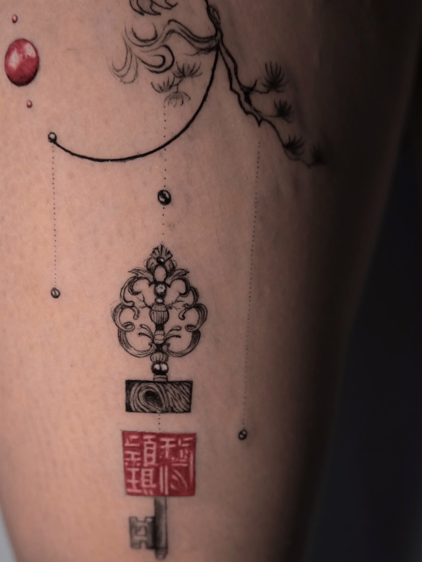 Tattoo by @lilithink — fine_line, ornamental