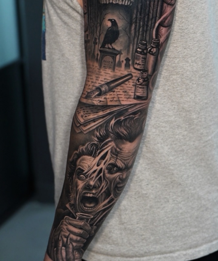Tattoo by @diego_barros_tattoo — realism, dark_realism