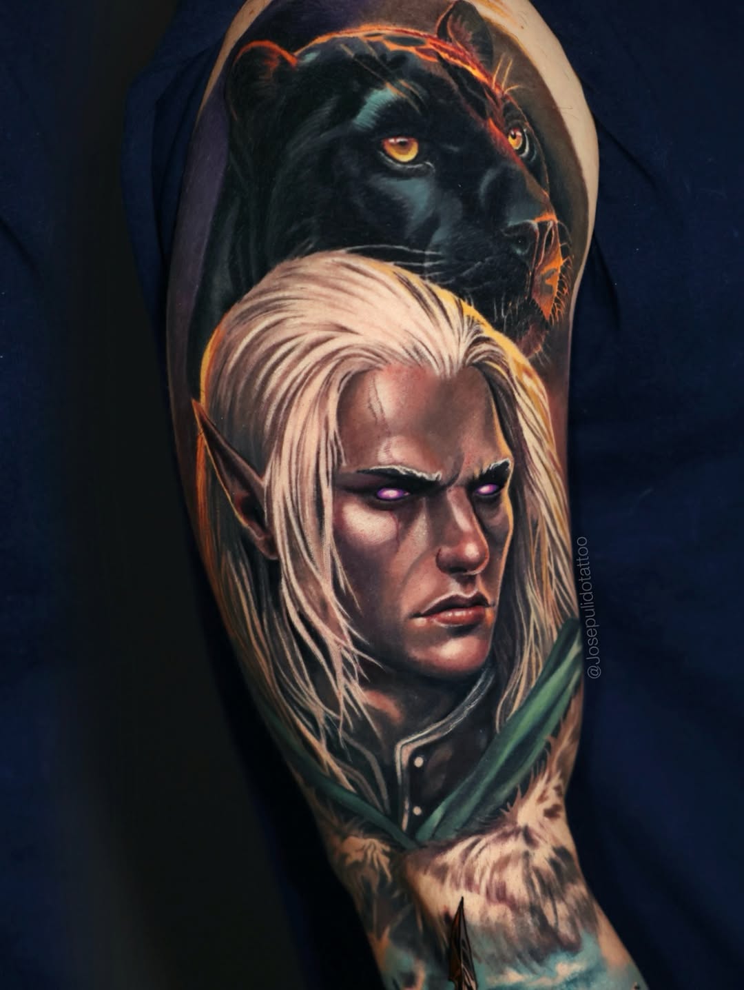 Tattoo by @josepulidotattoo — realism, dark_realism