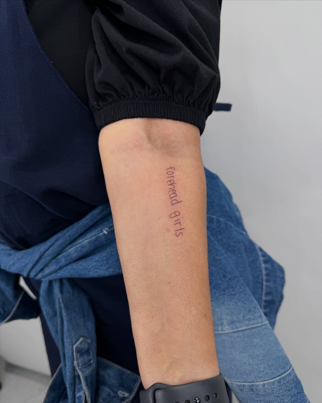 Tattoo by @inkedxalex — lettering_script, fine_line