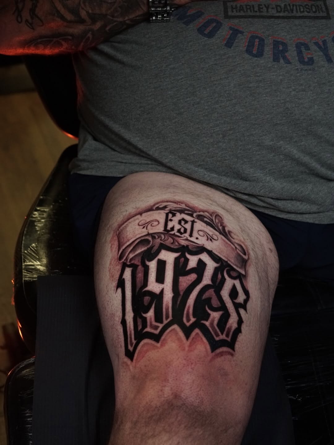 Tattoo by @luisd_art — lettering_script, chicano