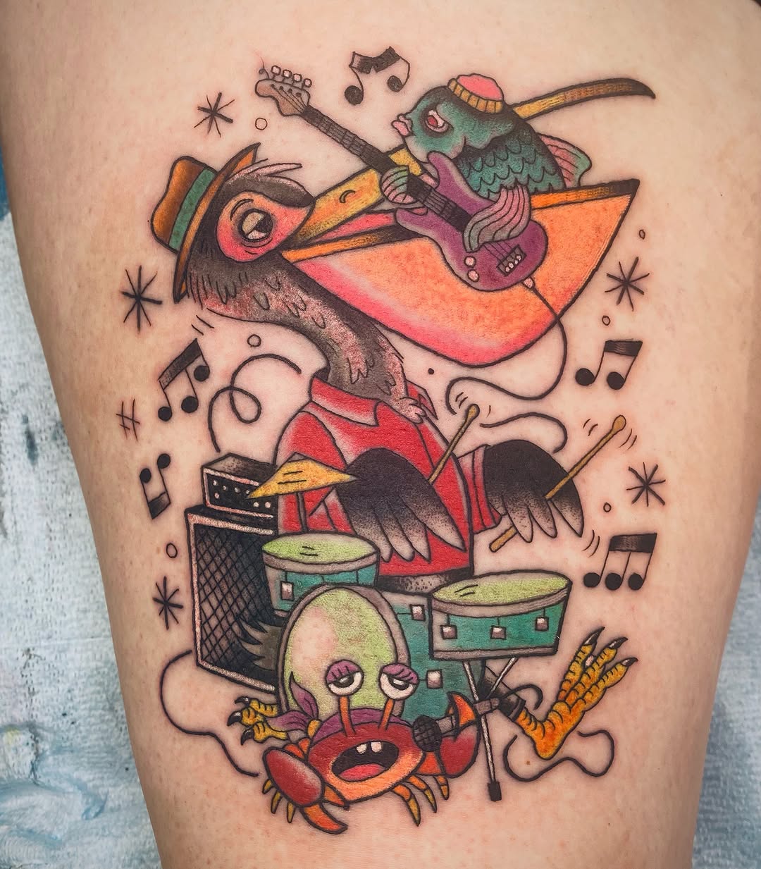 Tattoo by @aidanmonahan โ new_school