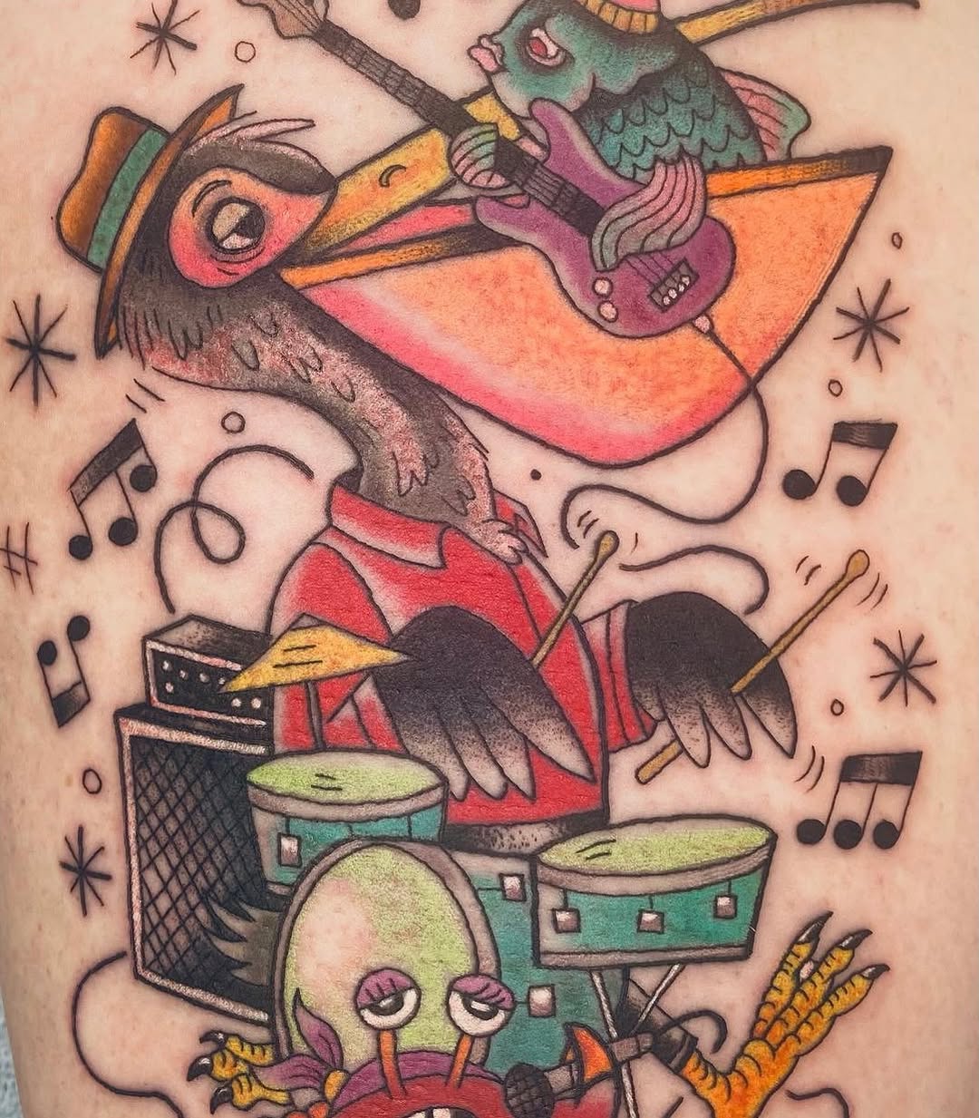 Tattoo by @aidanmonahan โ new_school, illustrative