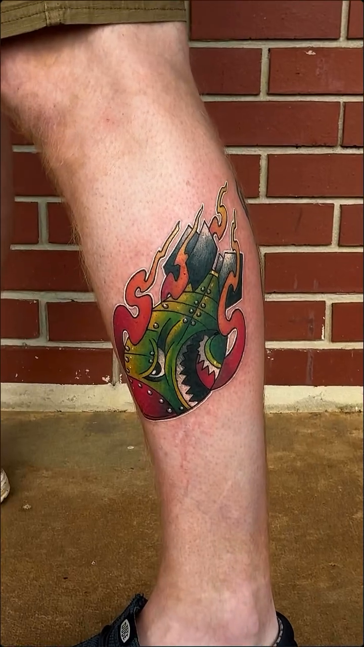 Tattoo by @meanmachinestattoos — american_traditional