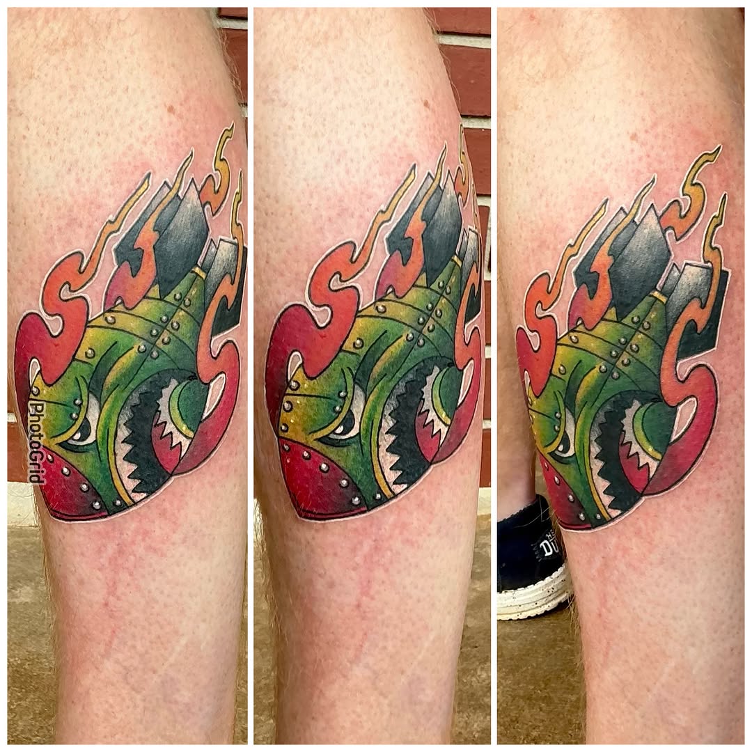 Tattoo by @meanmachinestattoos — american_traditional