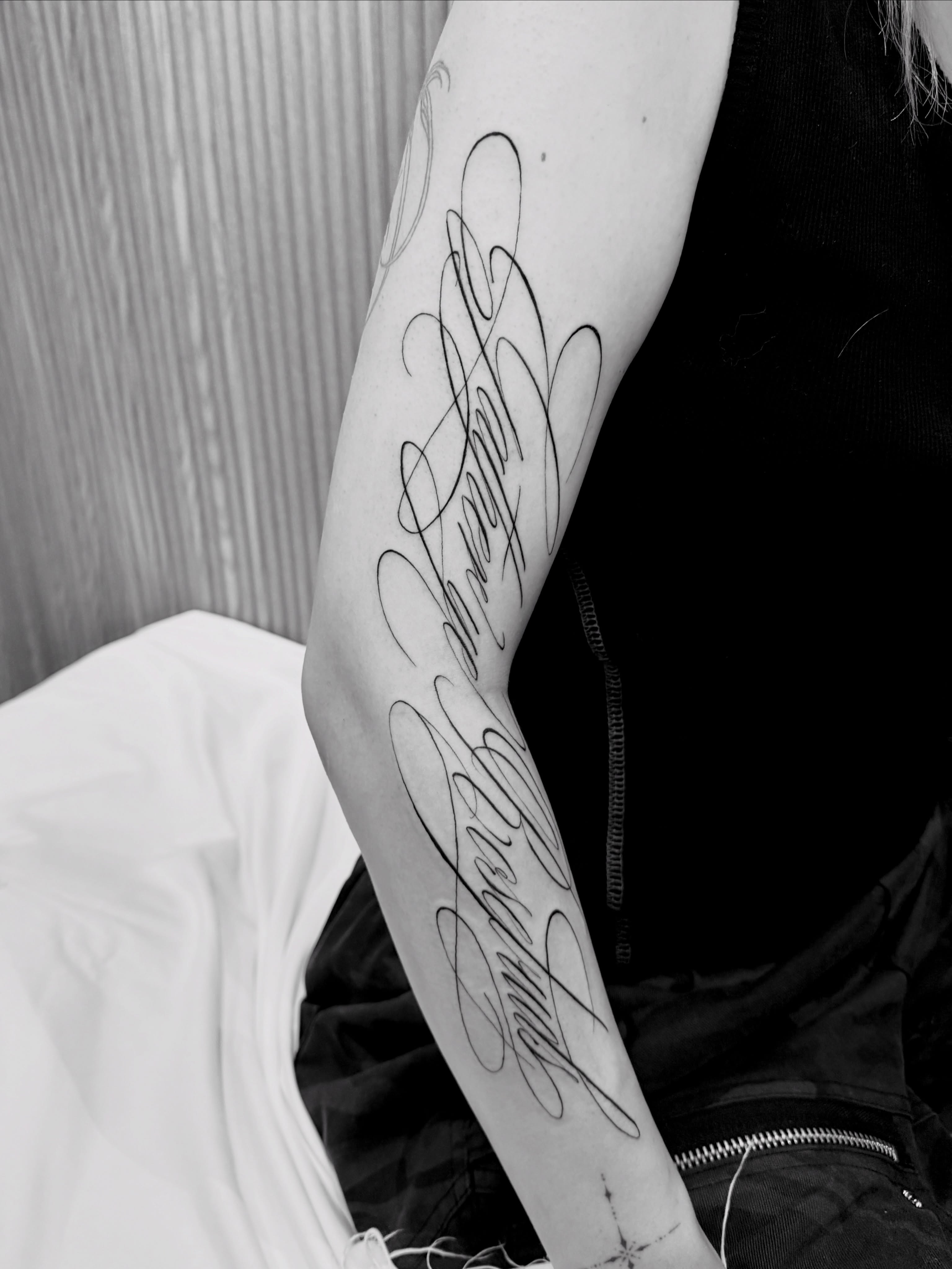 Tattoo by @h_proletter_ttt — lettering_script
