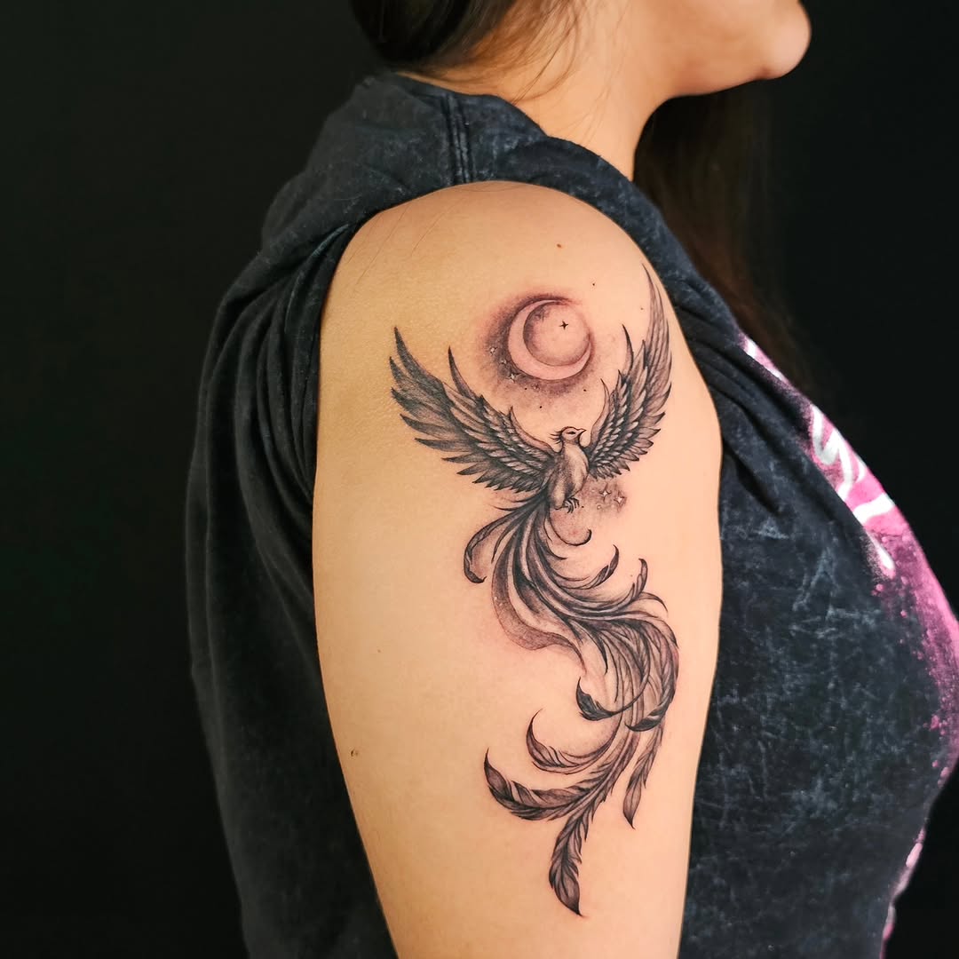 Tattoo by @linktattoo_lily — black_and_grey, realism