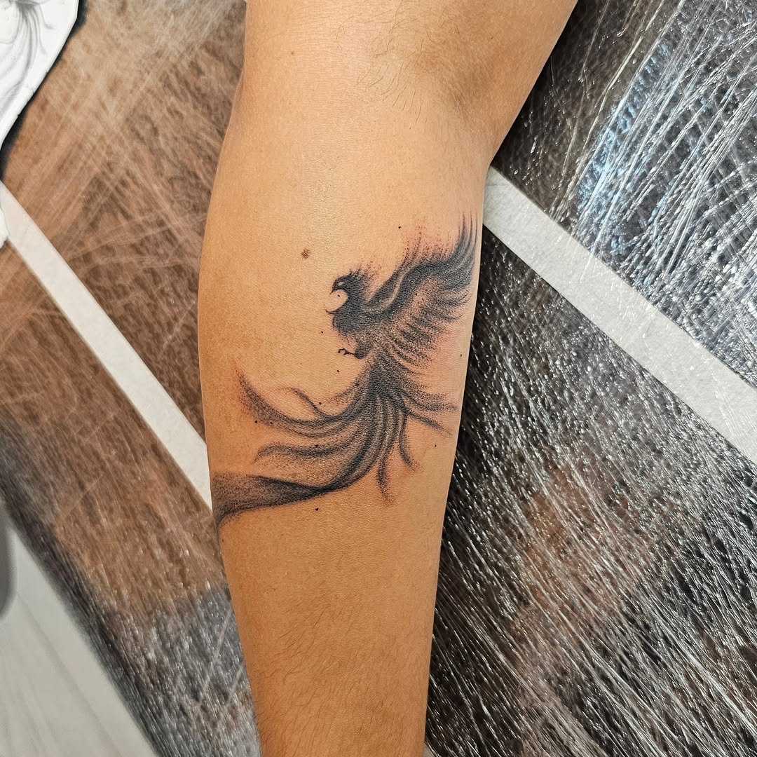 Tattoo by @linktattoo_lily — black_and_grey, dotwork