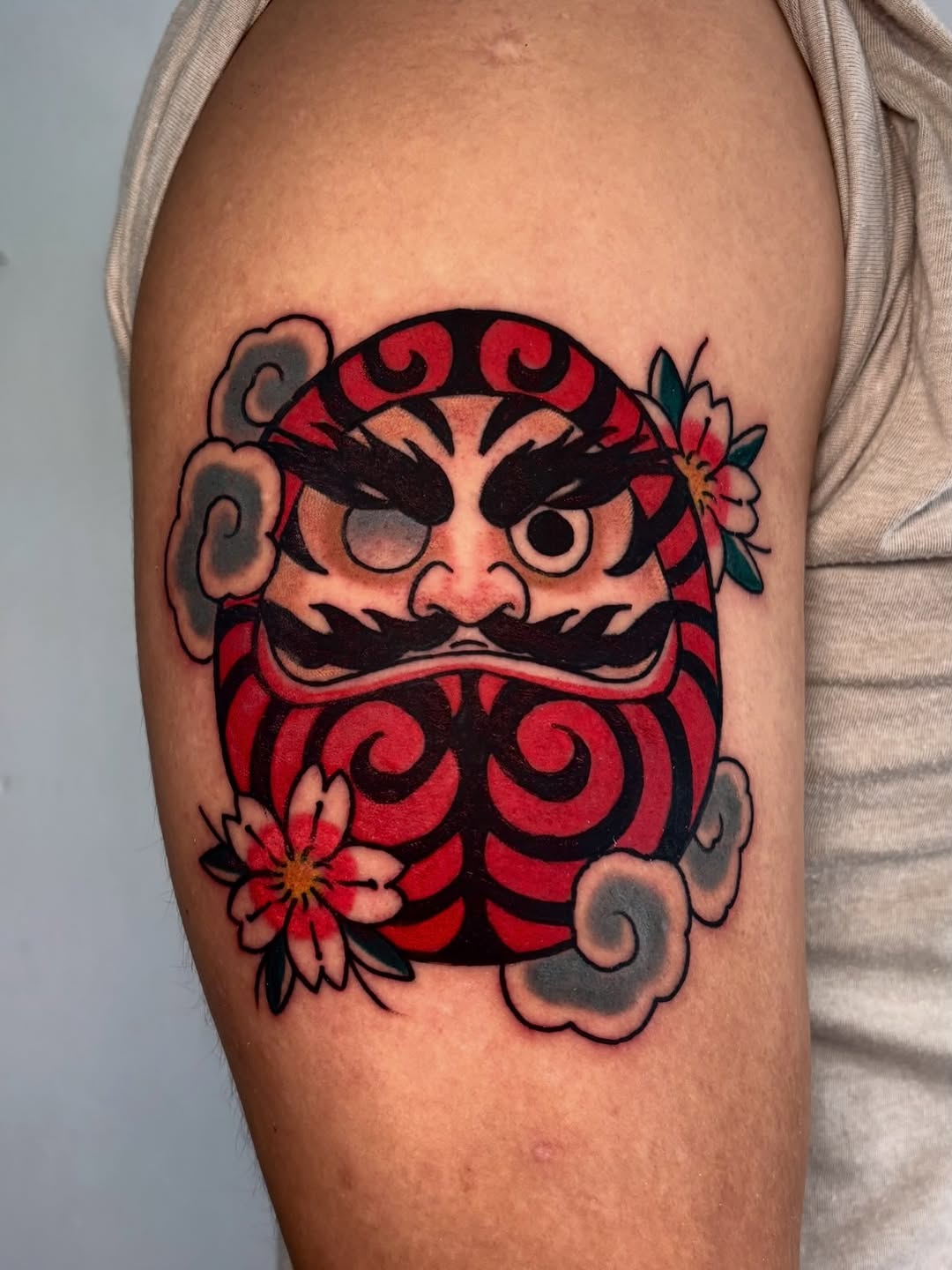 Tattoo by @silvana__giron — japanese_irezumi, american_traditional