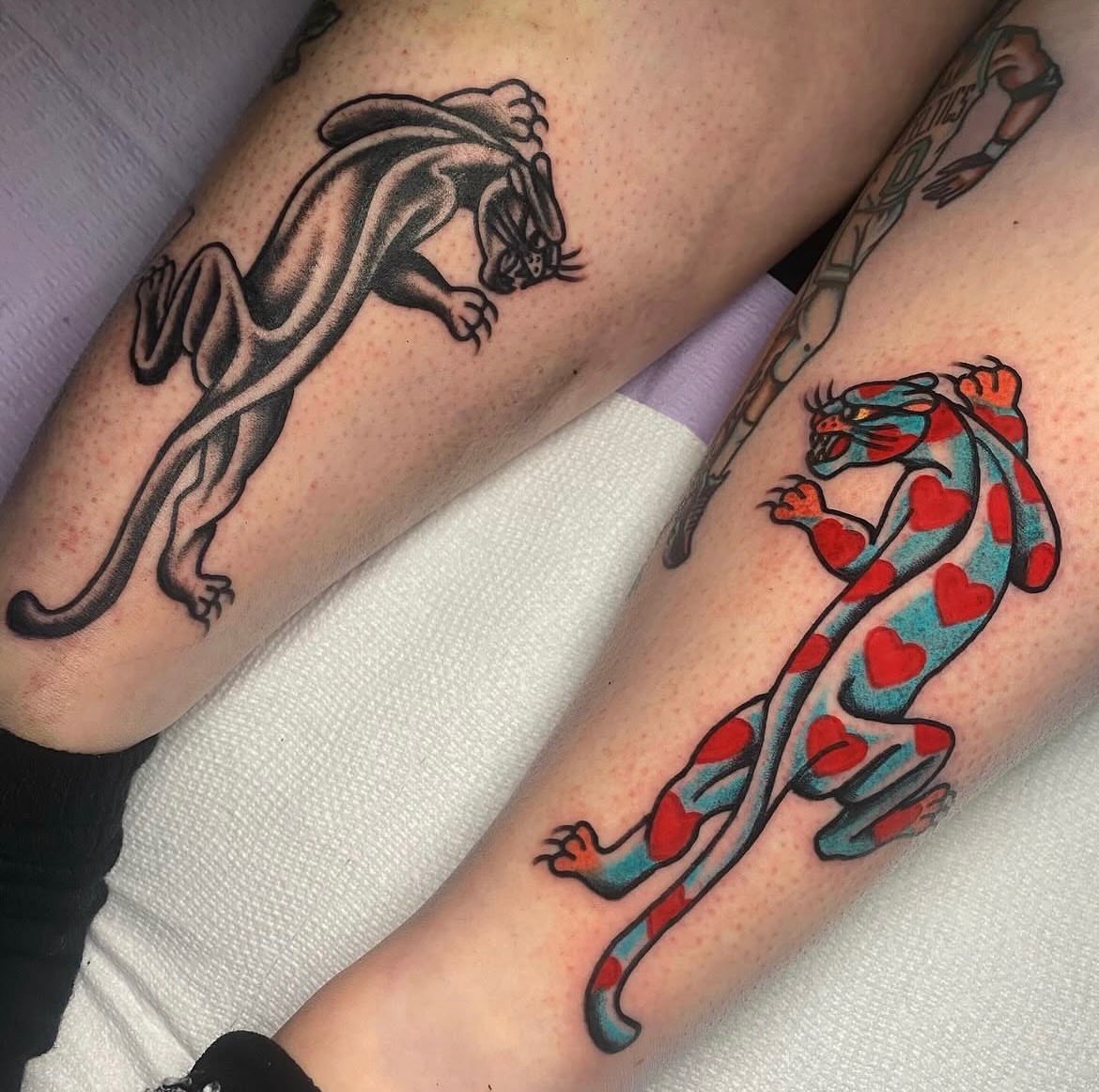 Tattoo by @fktattoos — american_traditional, trash_polka