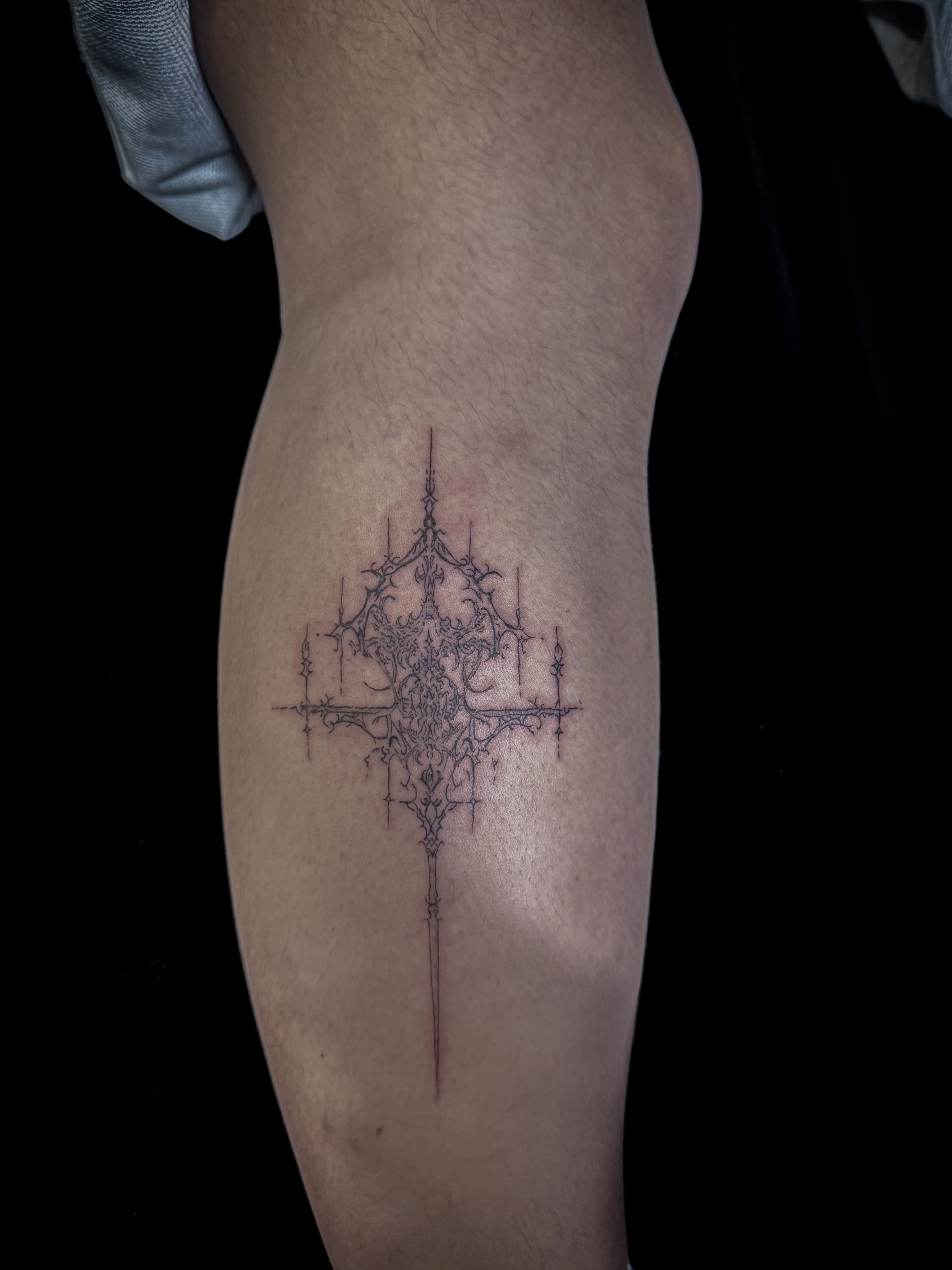 Tattoo by @broccoli__ink β black_and_grey