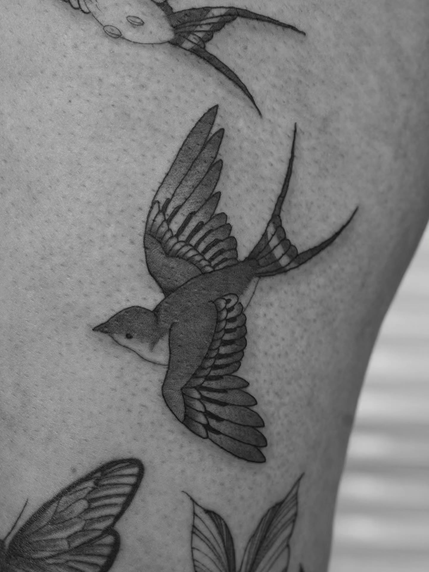 Tattoo by @bramadey — black_and_grey