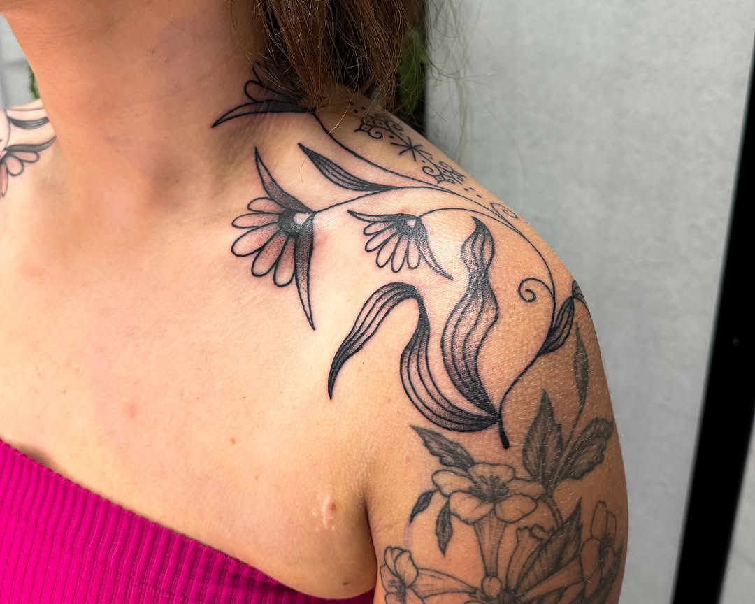 Tattoo by @hannaheddytattoo — fine_line, illustrative