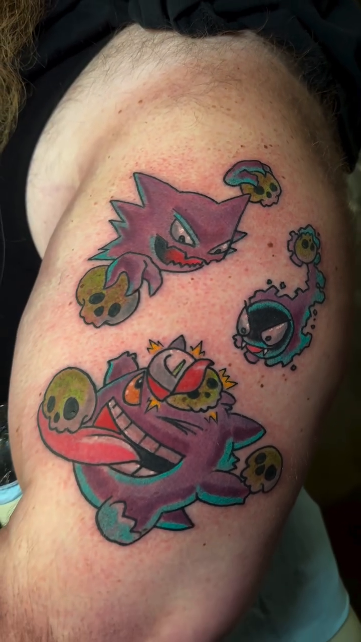 Tattoo by @sean_wilcox — new_school, anime