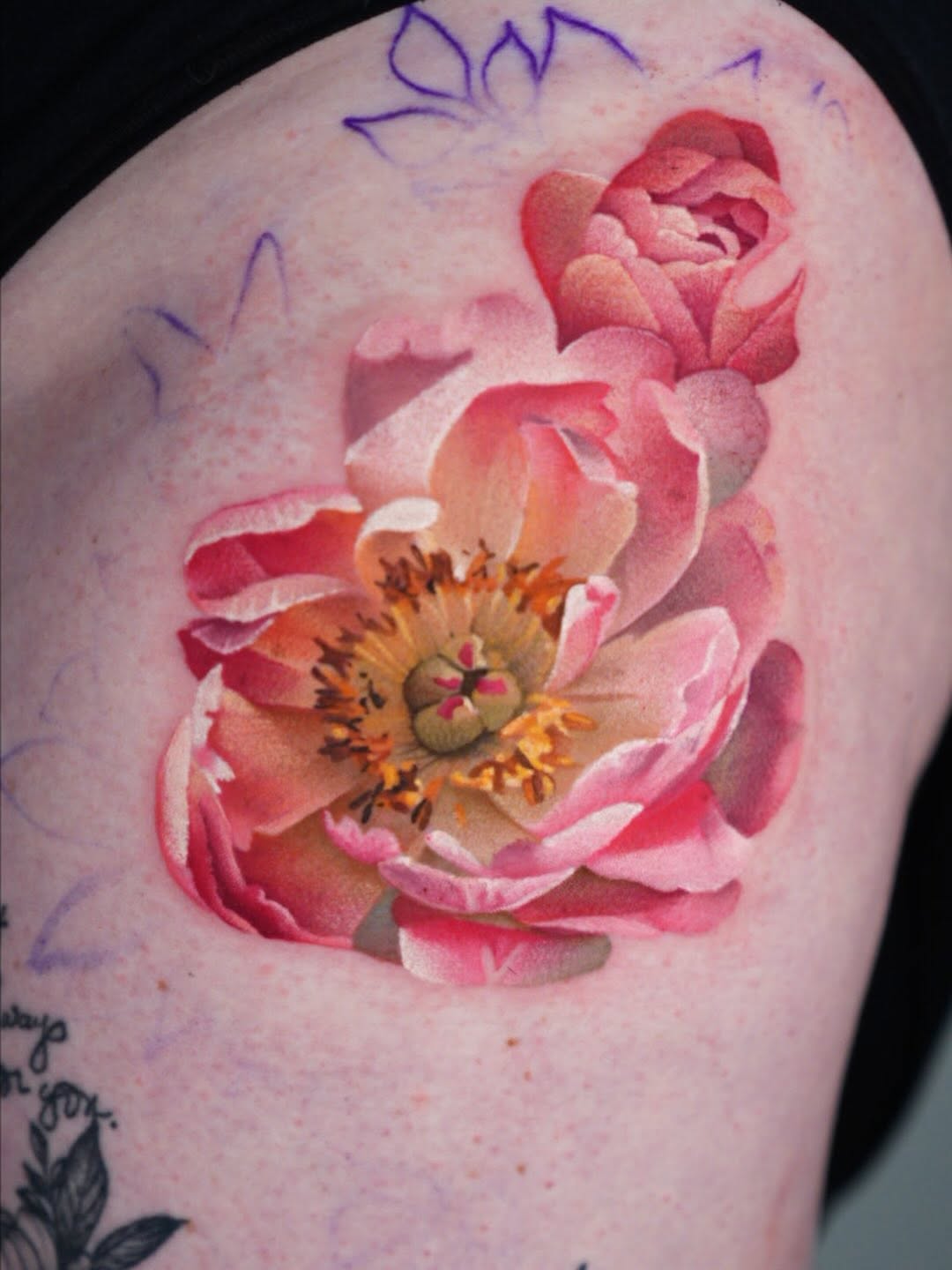 Tattoo by @_vividdreams — realism, fine_line