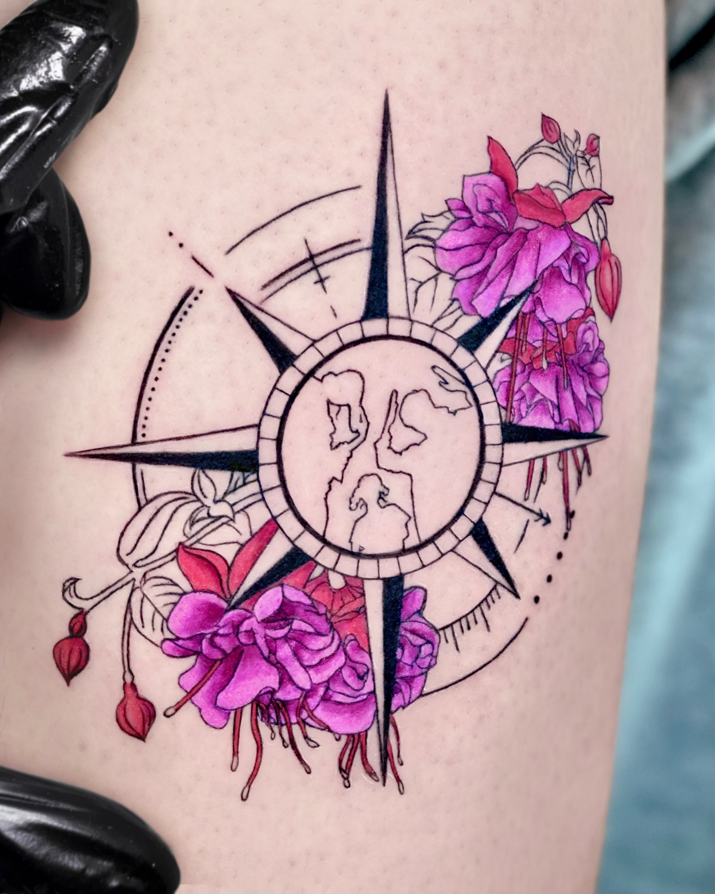 Tattoo by @heuk.me_tattoo — geometric, ornamental