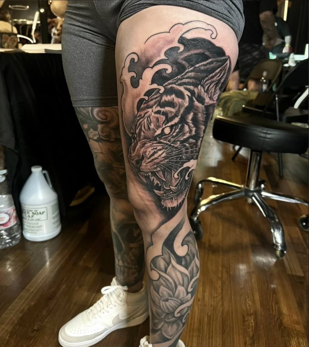 Tattoo by @codylambert_tattoos — japanese_irezumi, black_and_grey