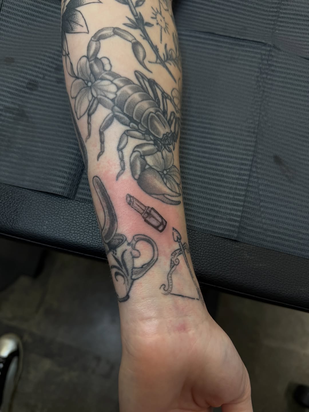 Tattoo by @kianahopetattoo — black_and_grey, realism
