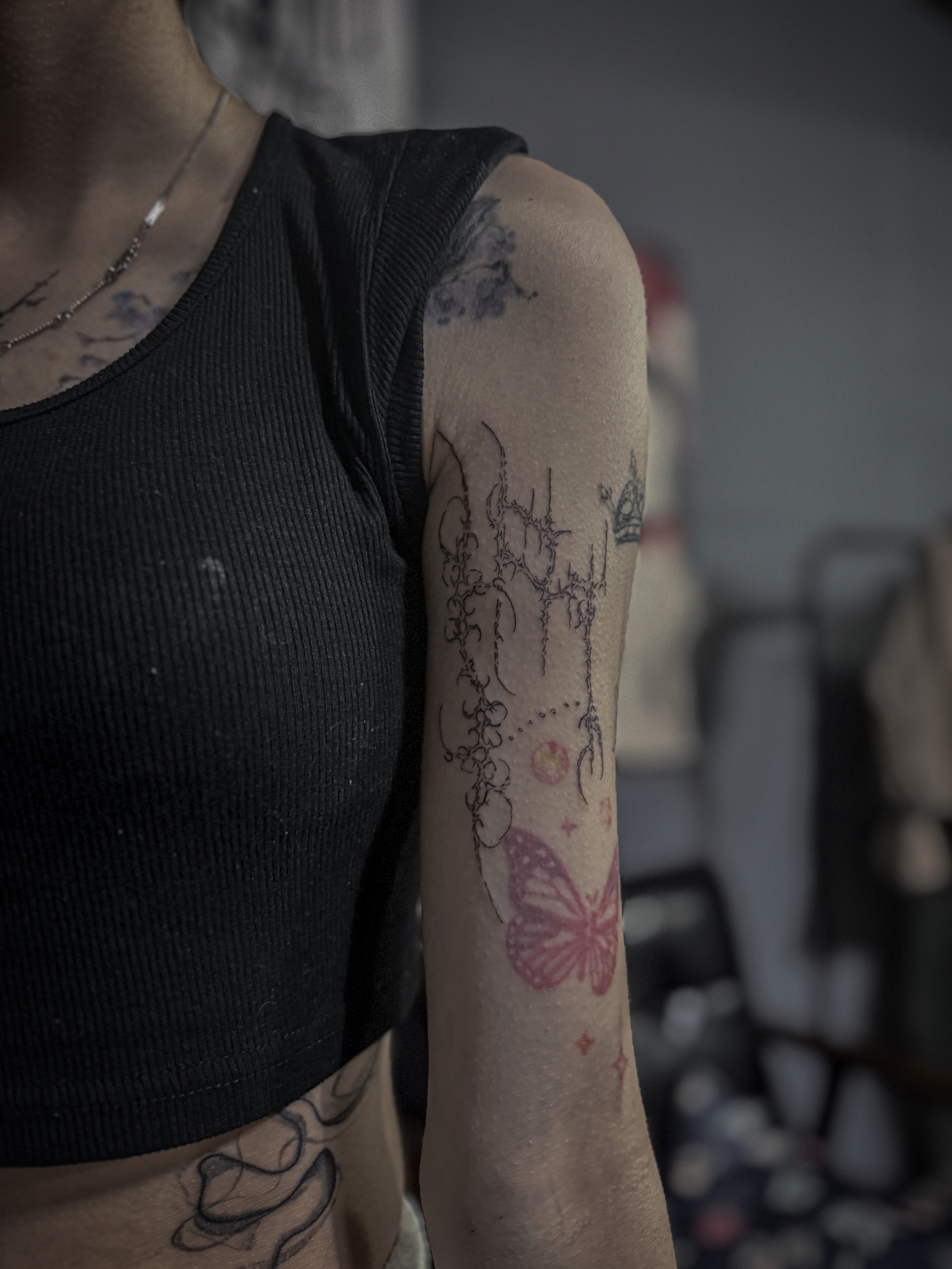 Tattoo by @broccoli__ink β dotwork, new_school
