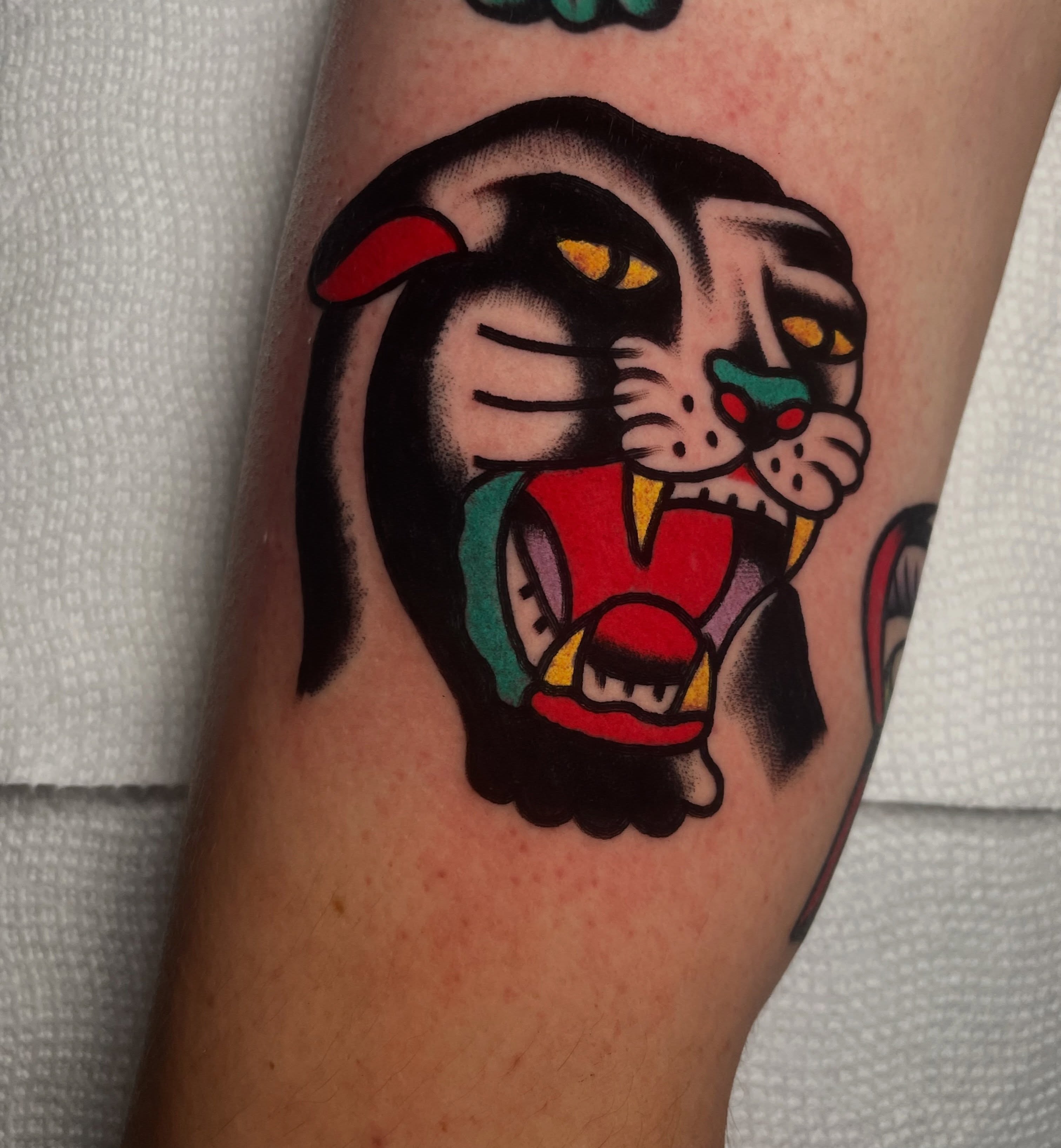 Tattoo by @trash.fires — american_traditional