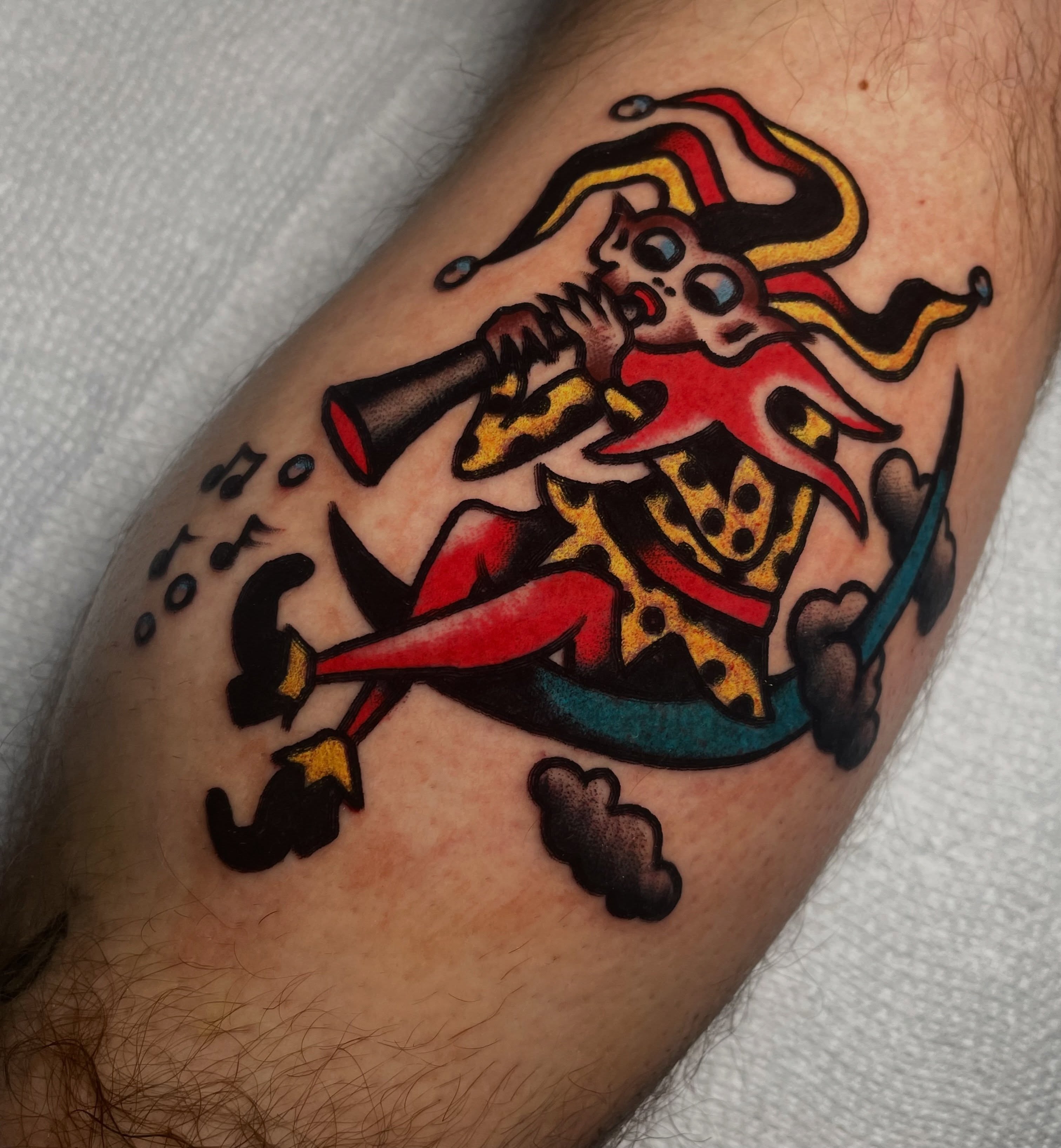 Tattoo by @trash.fires — american_traditional