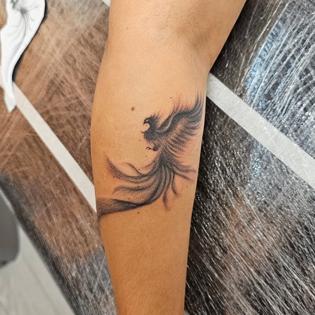Tattoo by @linktattoo_lily — black_and_grey, dotwork