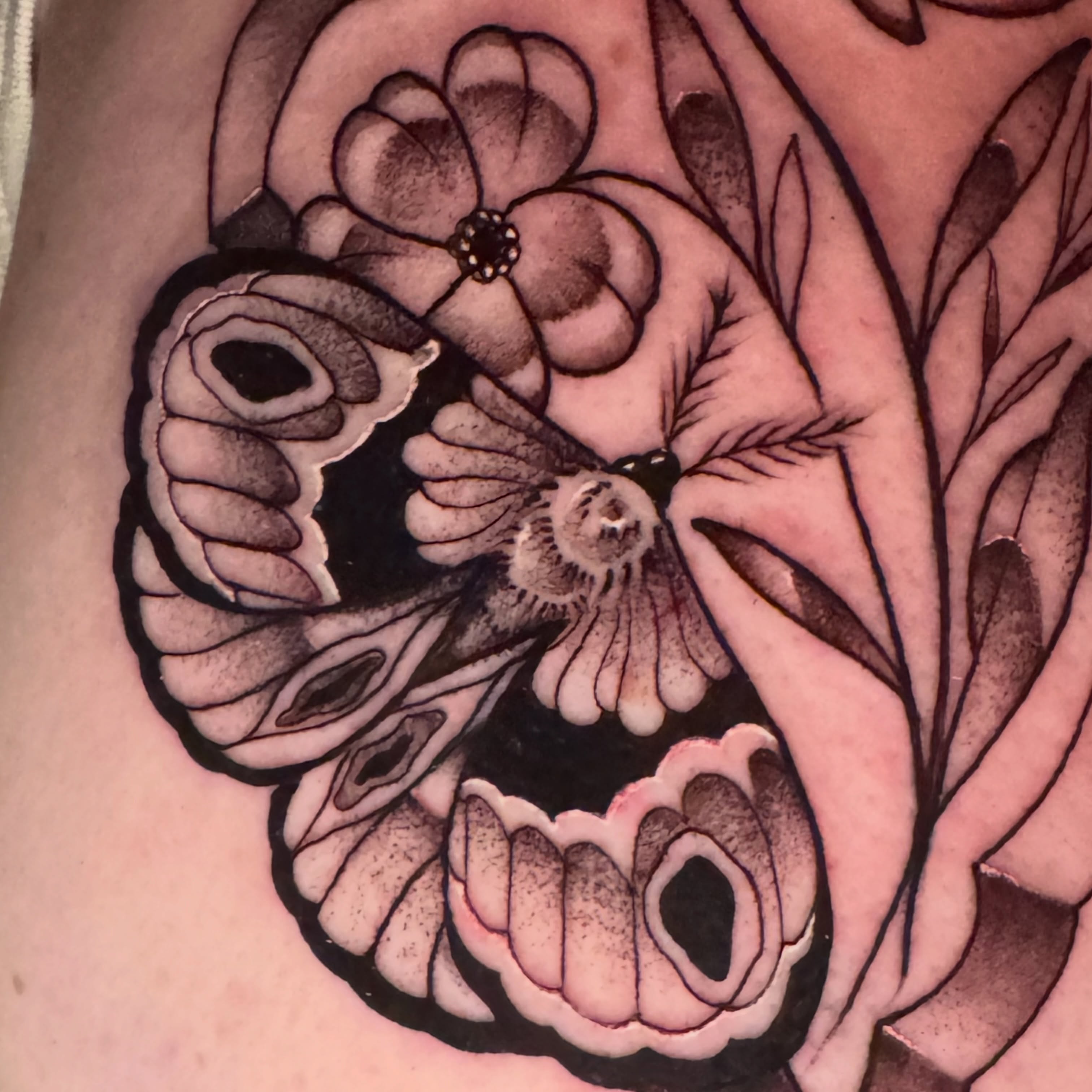 Tattoo by @tori_barkus — black_and_grey