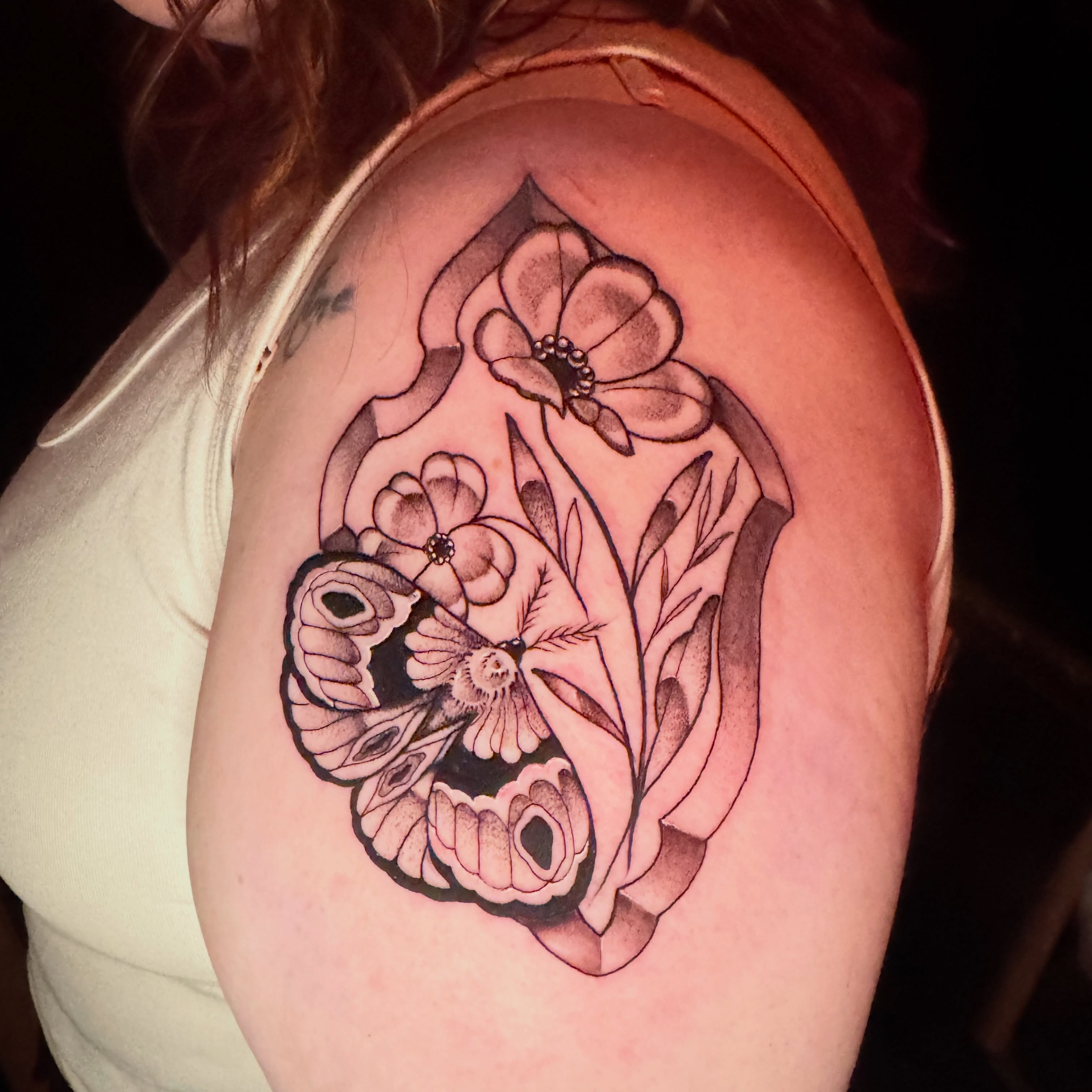 Tattoo by @tori_barkus — black_and_grey