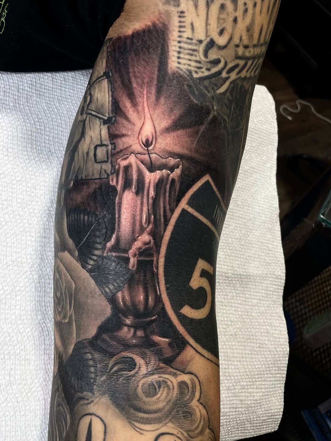 Tattoo by @alexorteez — realism, black_and_grey