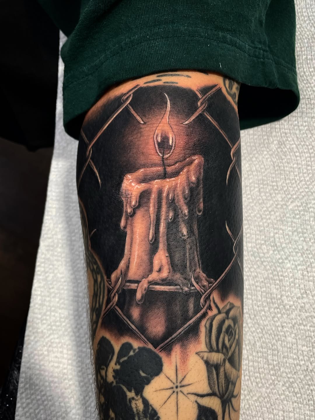 Tattoo by @alexorteez — realism, black_and_grey